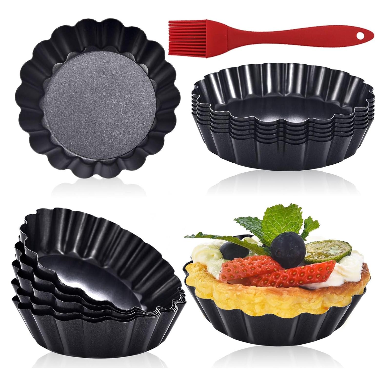 Moldes de Tartaleta Floreada DATANYA 3.15" 12 Piezas