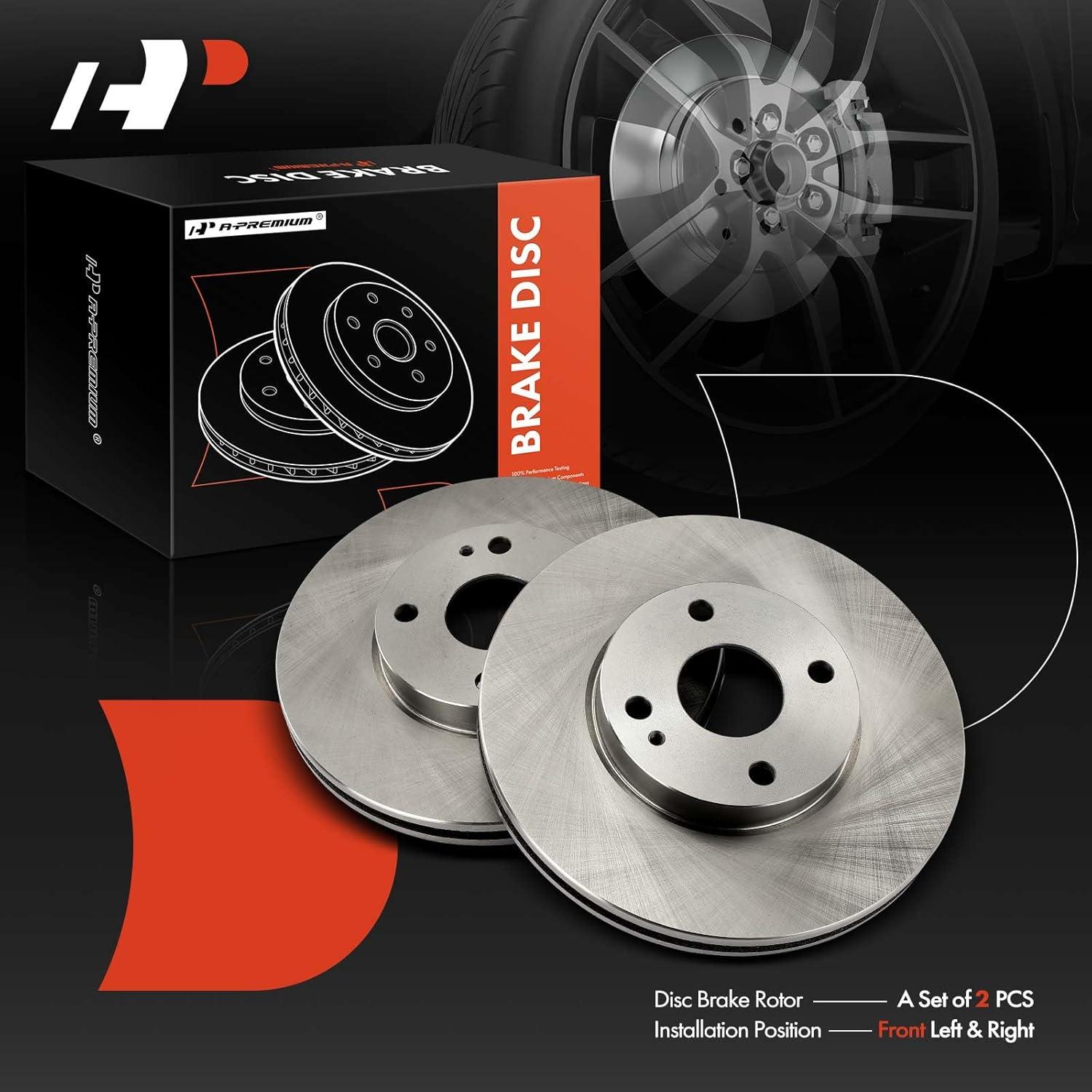 Discos de Freno Ventilados A-Premium 257.7 mm para Toyota