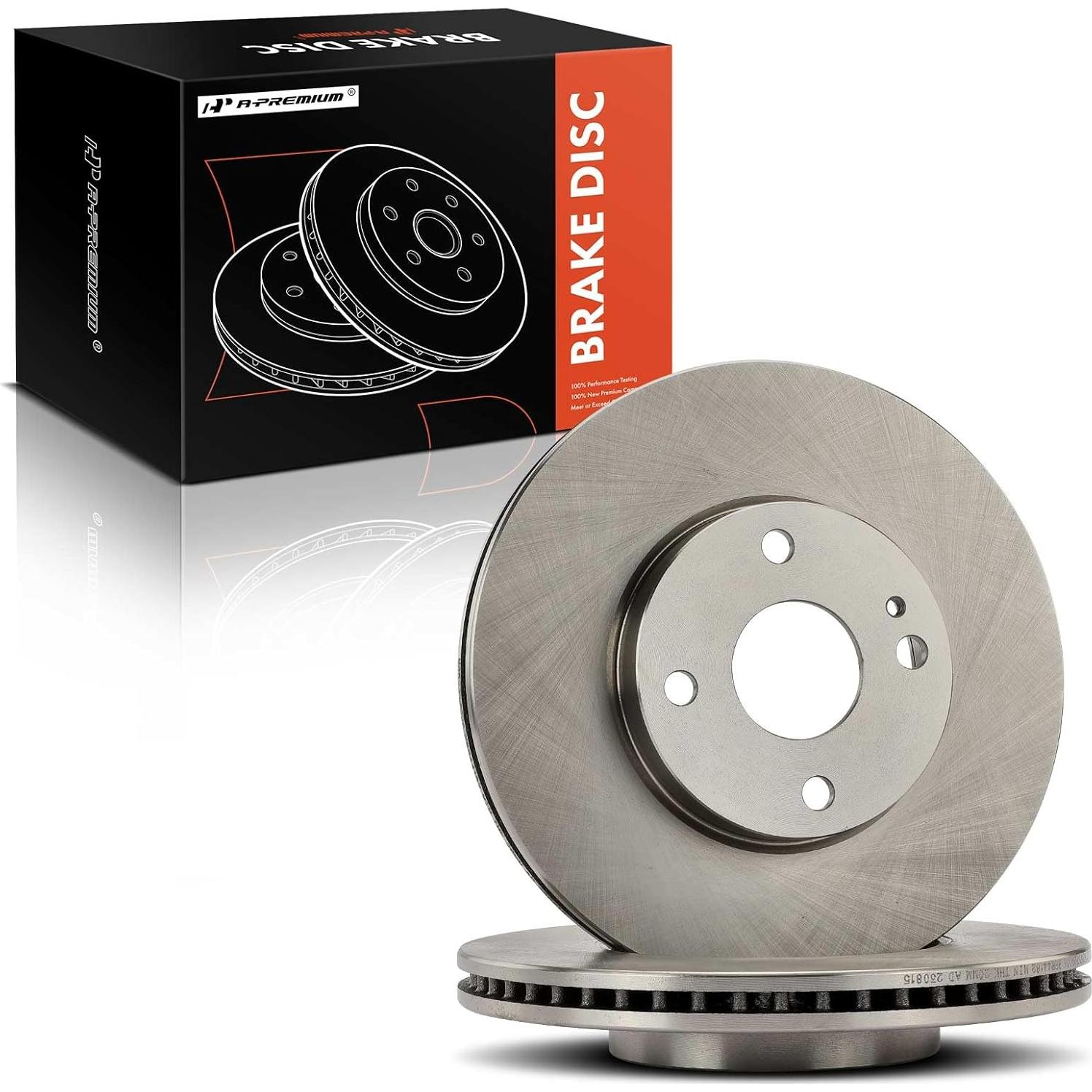 Discos de Freno Ventilados A-Premium 257.7 mm para Toyota