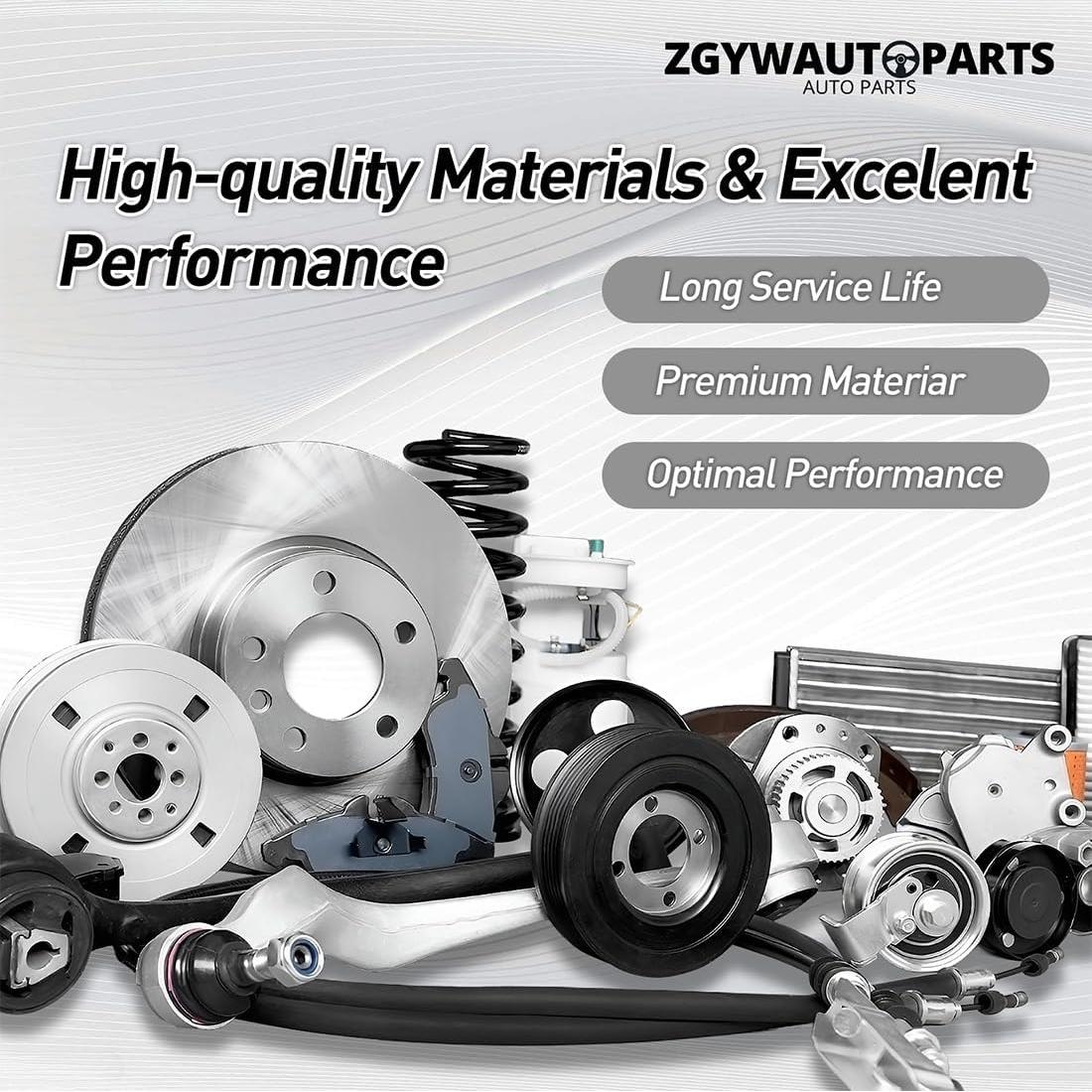 Juego de Tambor de Freno Trasero ZGYWAutoParts para Toyota Yaris