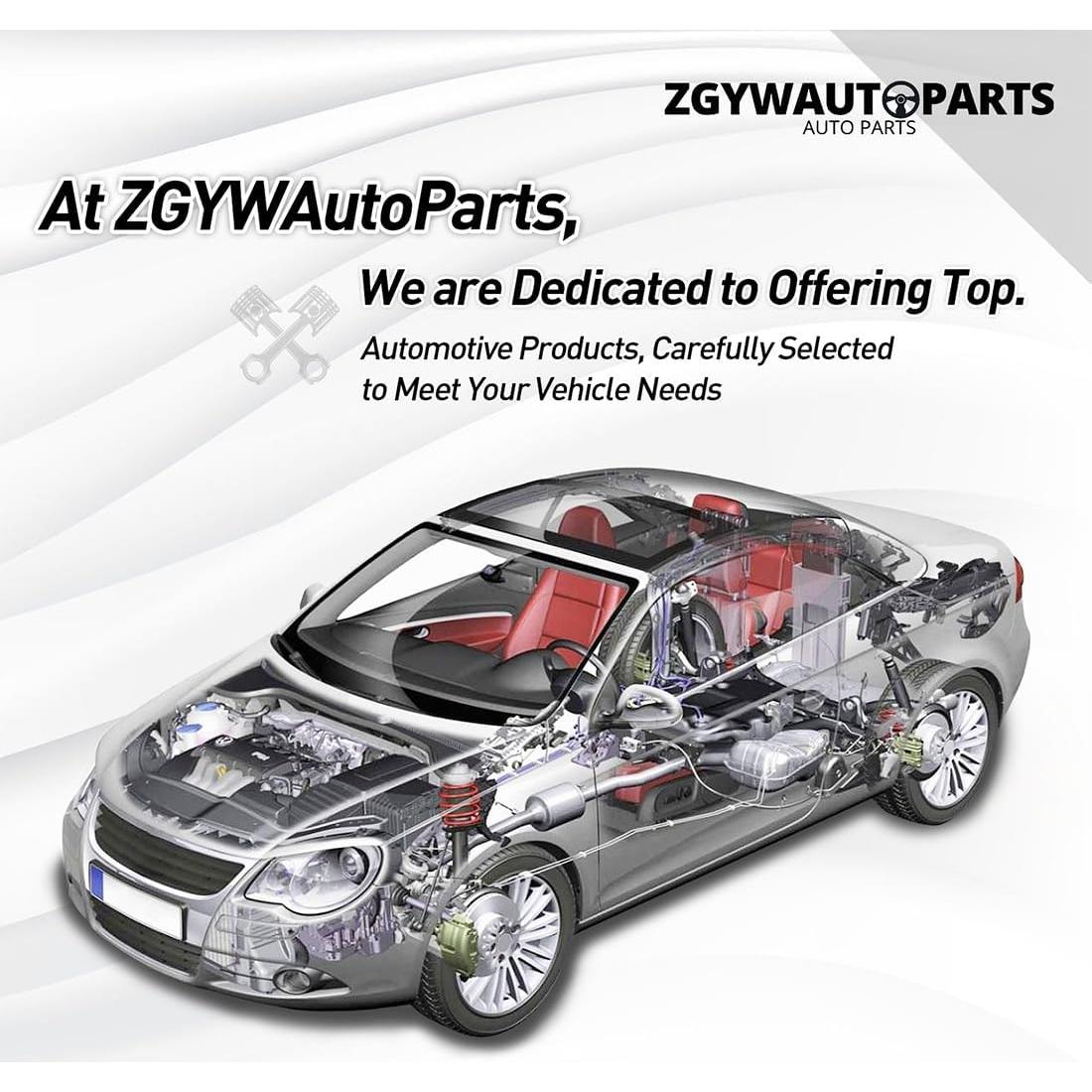 Juego de Tambor de Freno Trasero ZGYWAutoParts para Toyota Yaris