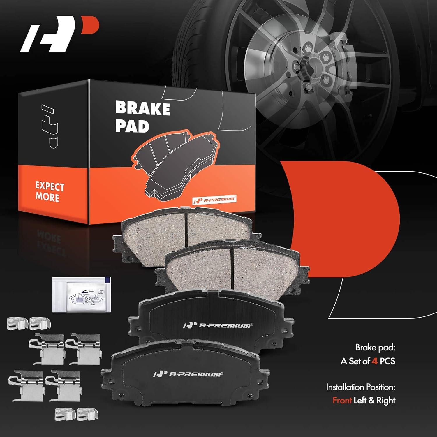 Juego de Pastillas de Freno Cerámicas A-Premium para Toyota