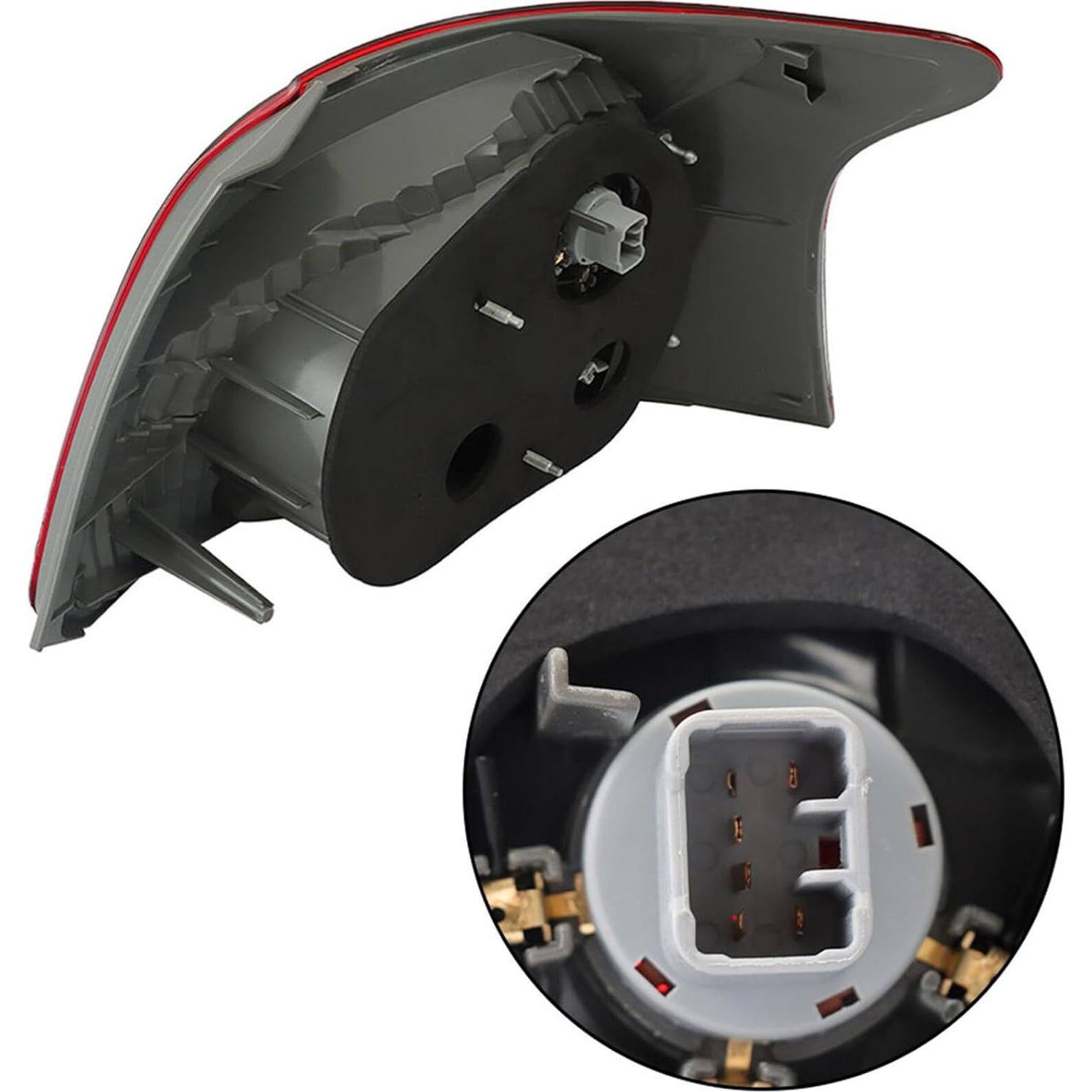 Luz Trasera Lateral Izquierda WFLNHB para Toyota Yaris 2007-2012