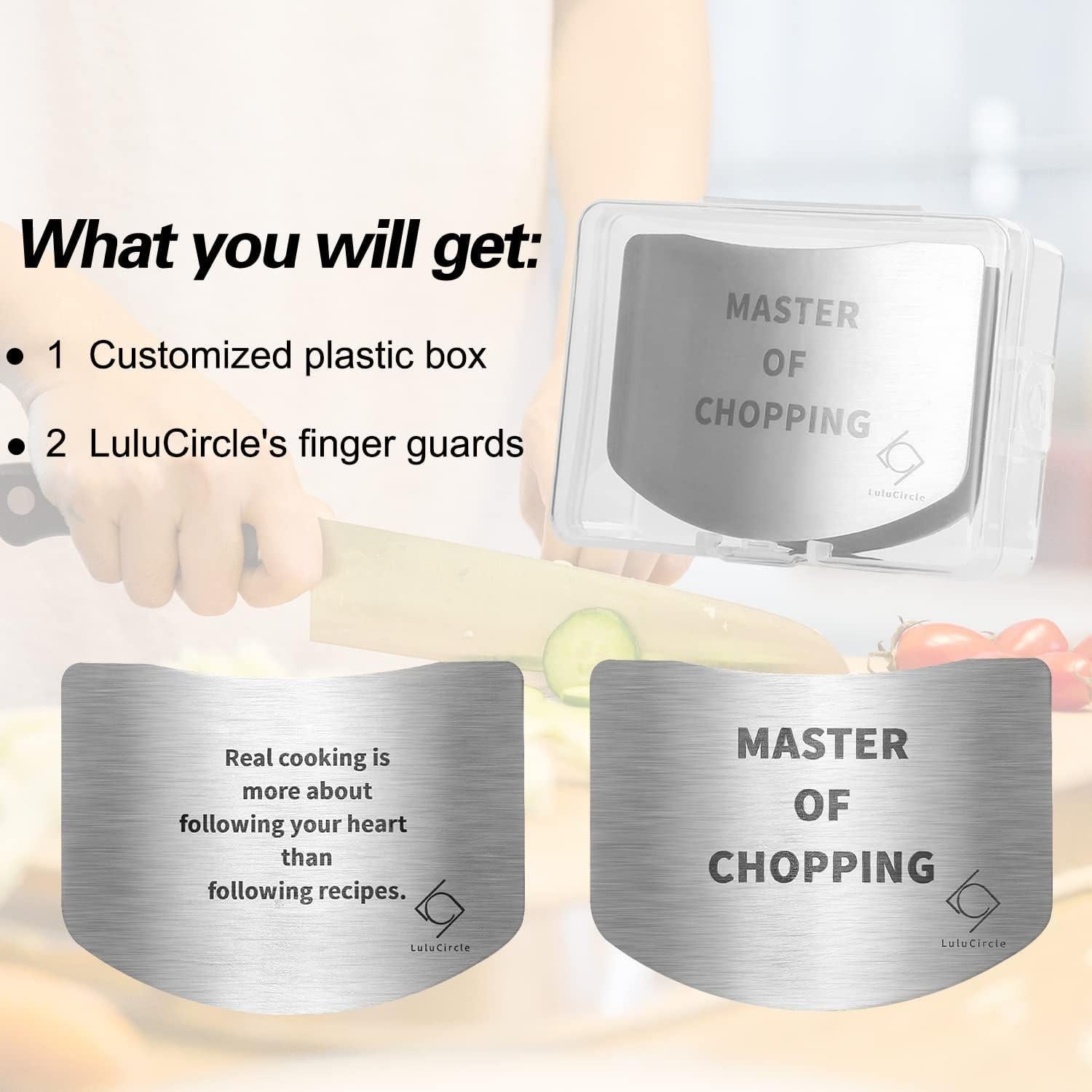 Protectores de Dedos de Acero Inoxidable 304 - 2 Piezas Negro