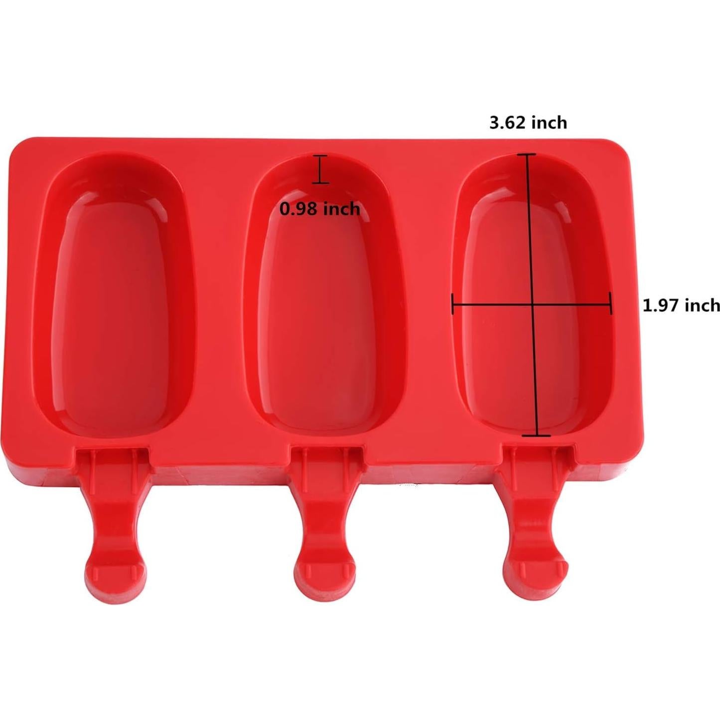 Moldes de Silicona para Paletas Mirenlife 2 Piezas Ovaladas