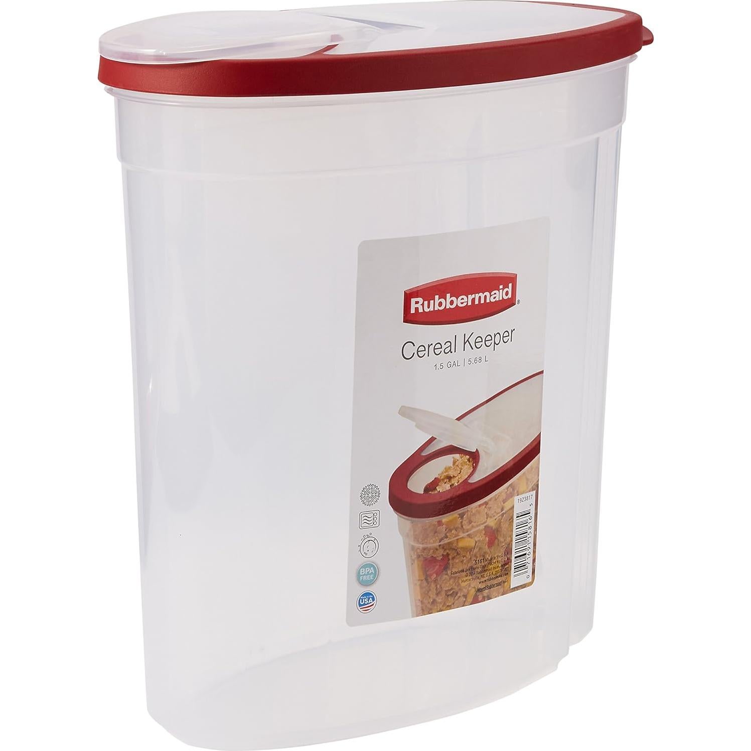 Contenedor de Cereal Rubbermaid Flex and Seal 5.68L Hermético