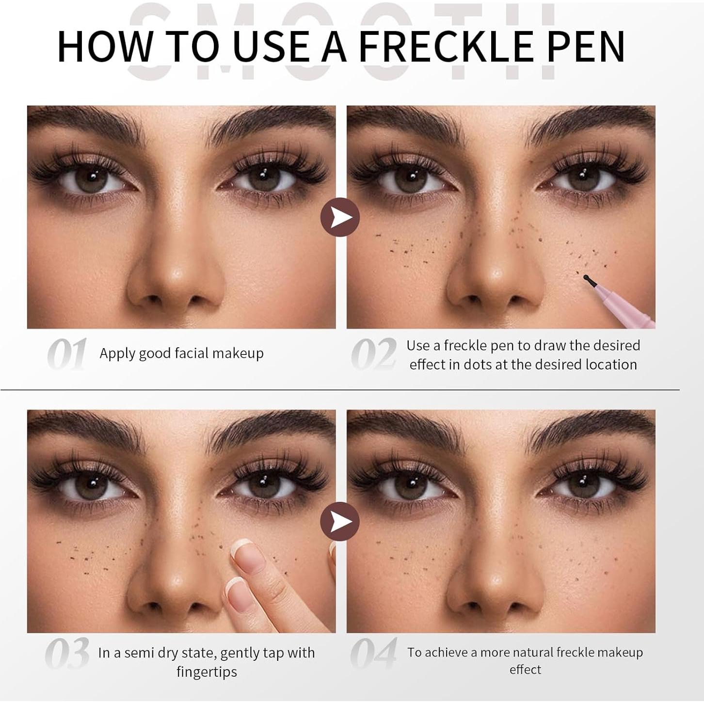 Bolígrafo de Pecas HOSAILY Marrón Claro - Tinte Impermeable