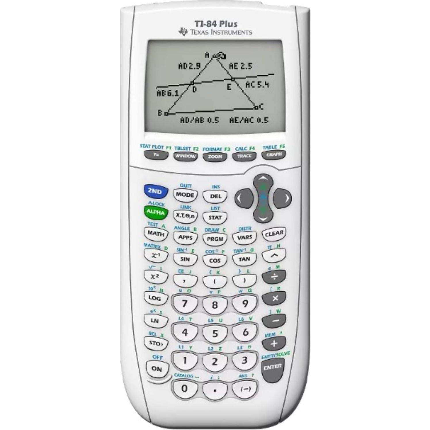 Calculadora Gráfica Texas Instruments TI-84 Plus Blanca