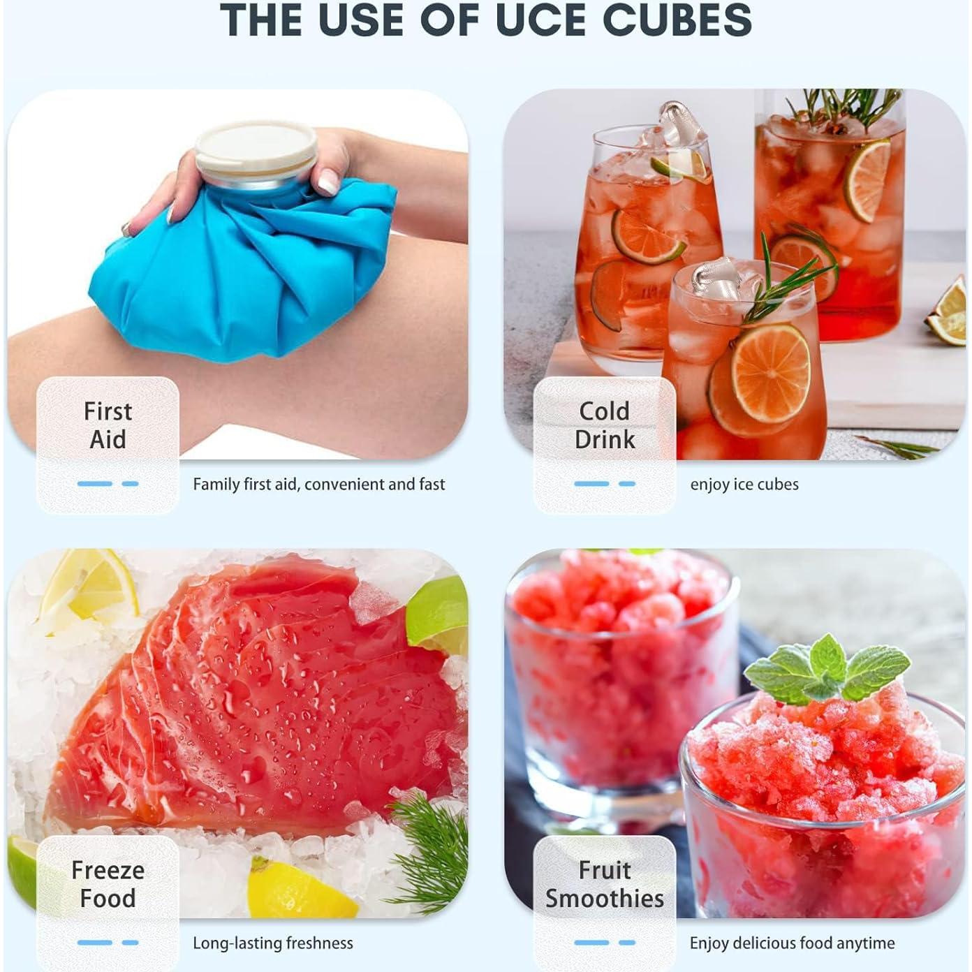 Máquina de Hielo ZAFRO Portátil 9 Cubos en 6 Min, Negro