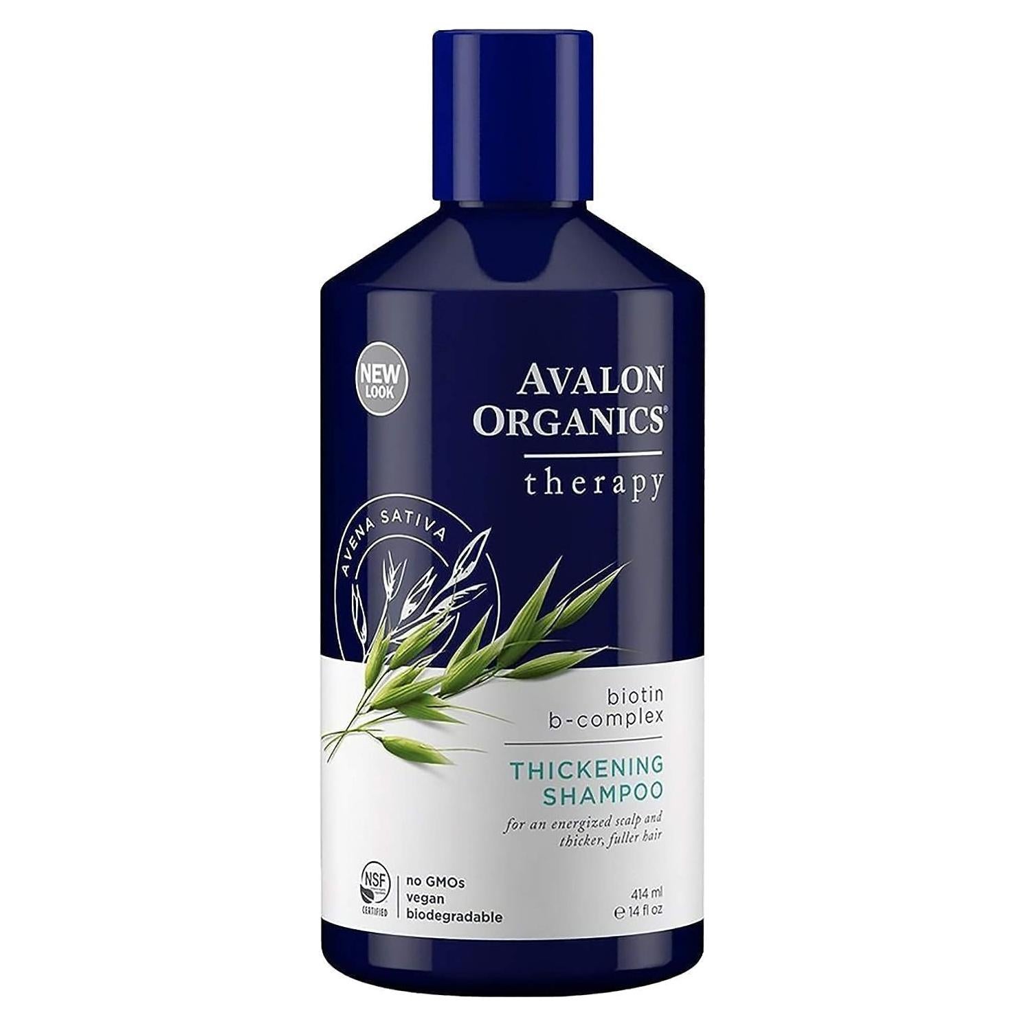 Champú Engrosante B-Complejo Biotina Avalon Organics 414 ml