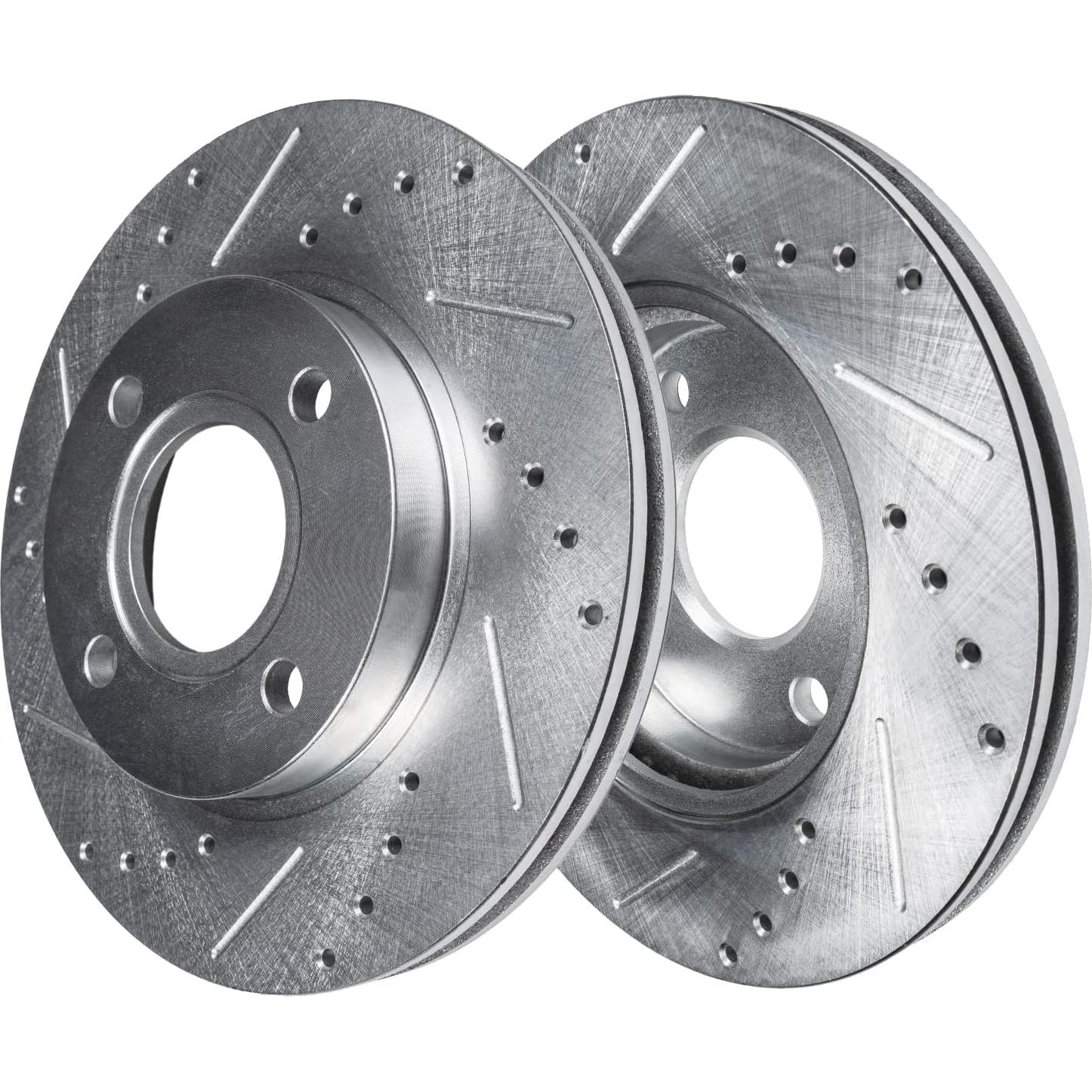 Discos de freno delanteros Detroit Axle para Toyota Yaris 25,8 cm