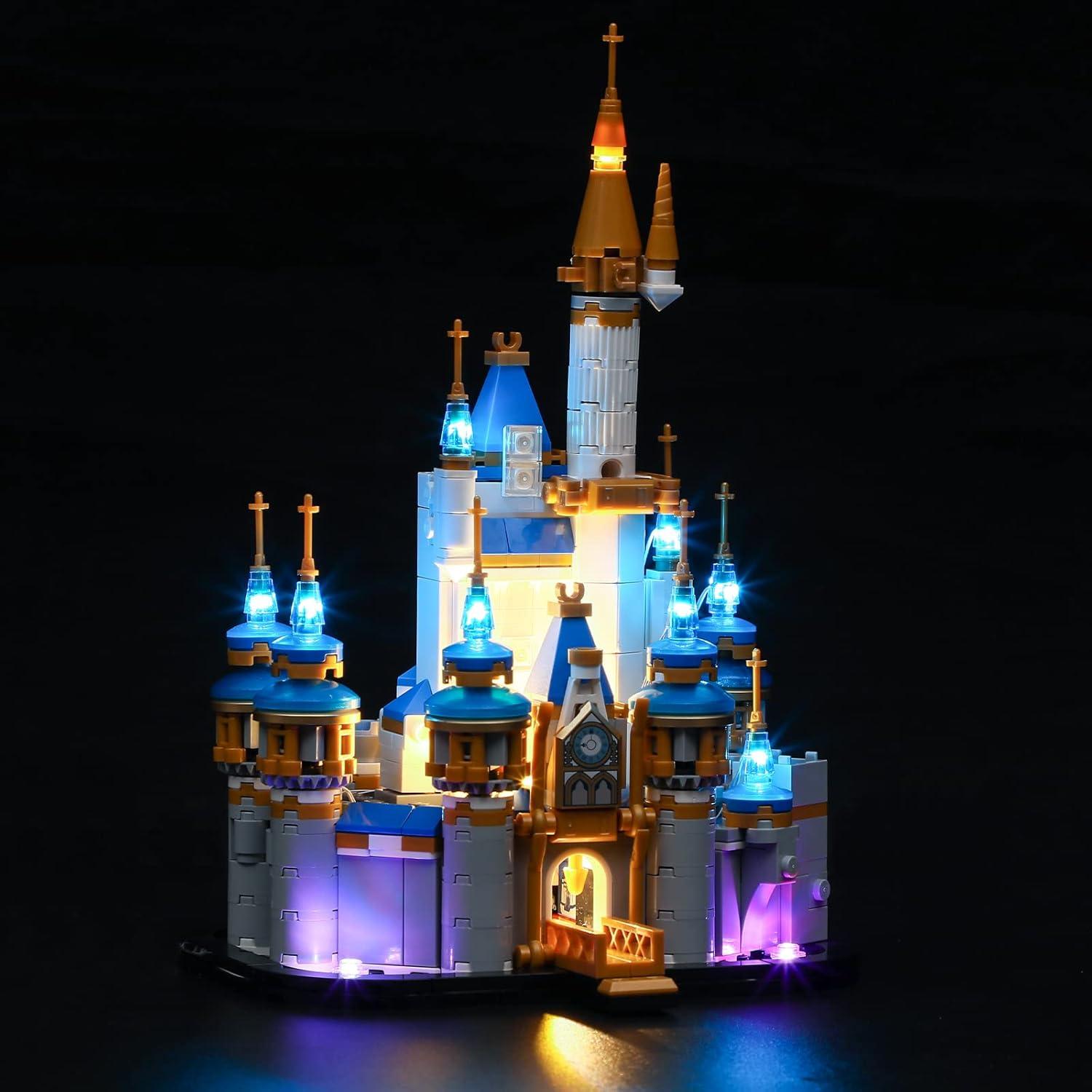 Kit de Luz LED YEABRICKS para Lego Castillo Mini Disney