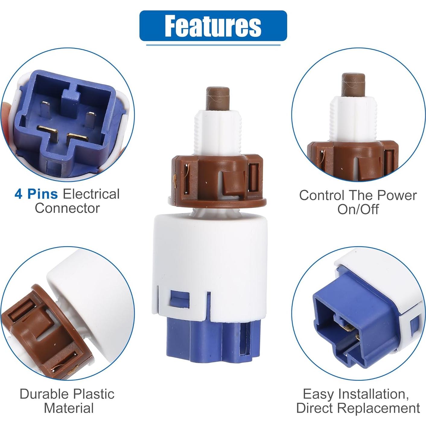 Interruptor de Luz de Freno X AUTOHAUX para Toyota 2003-2019