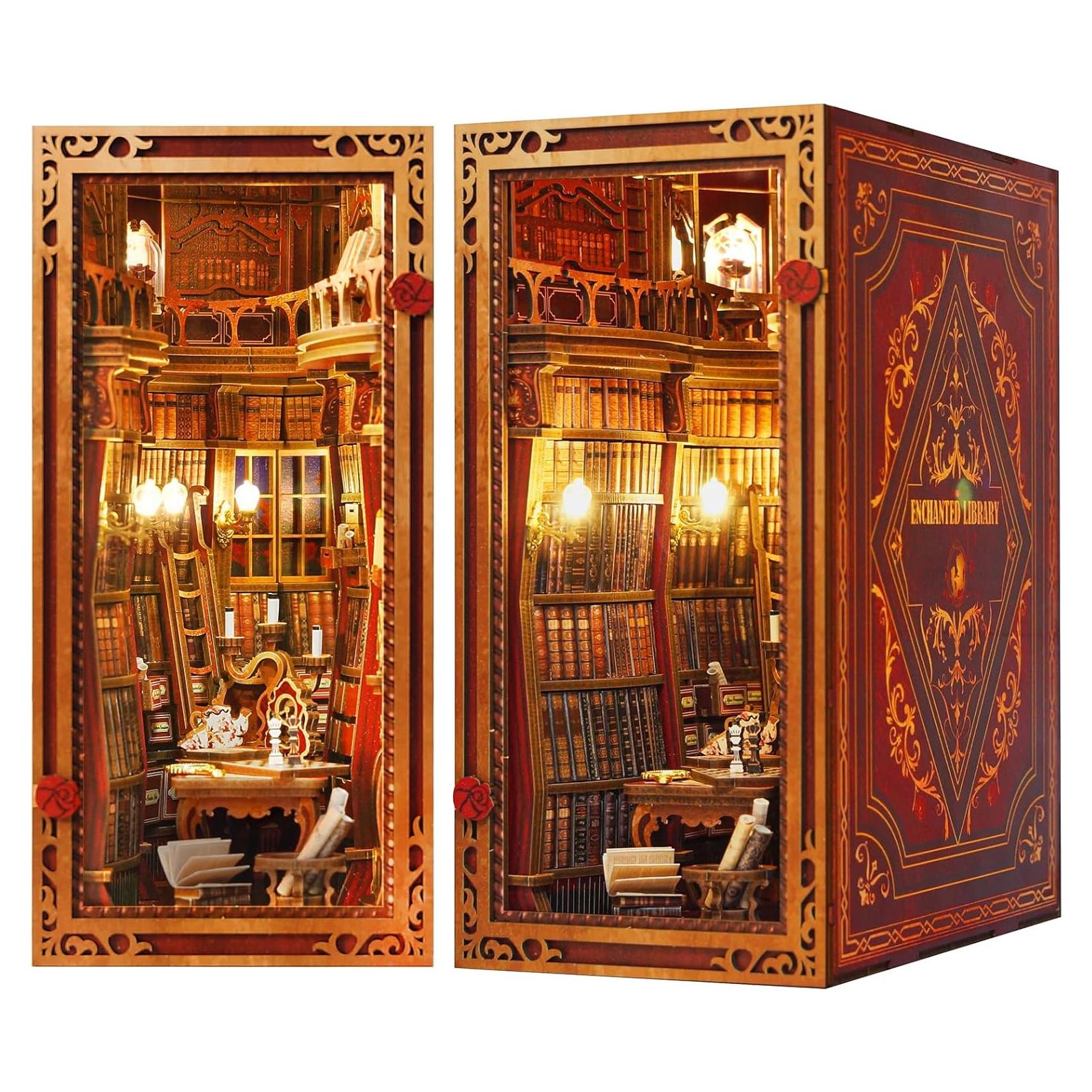 Kit Rincón de Libros JOOHOUR Biblioteca Encantada 3D