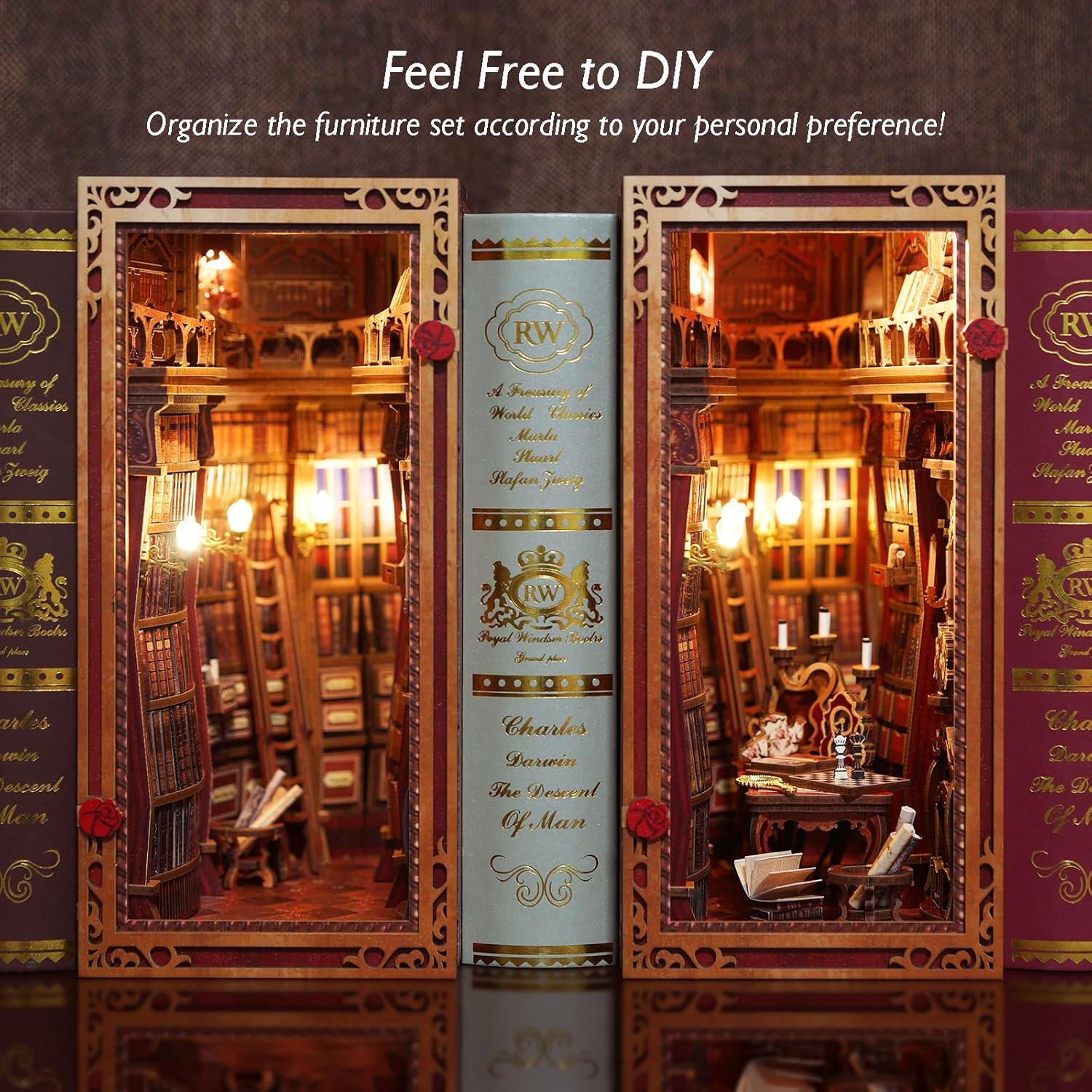 Kit Rincón de Libros JOOHOUR Biblioteca Encantada 3D