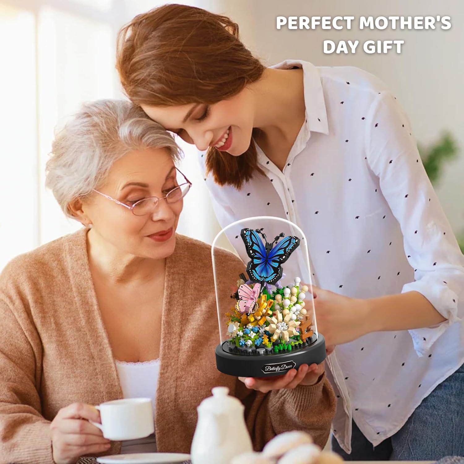 Kit de Construcción de Ramo de Flores QLT 530 Piezas Mariposa