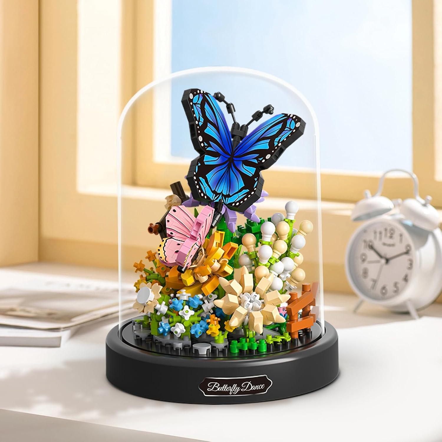Kit de Construcción de Ramo de Flores QLT 530 Piezas Mariposa
