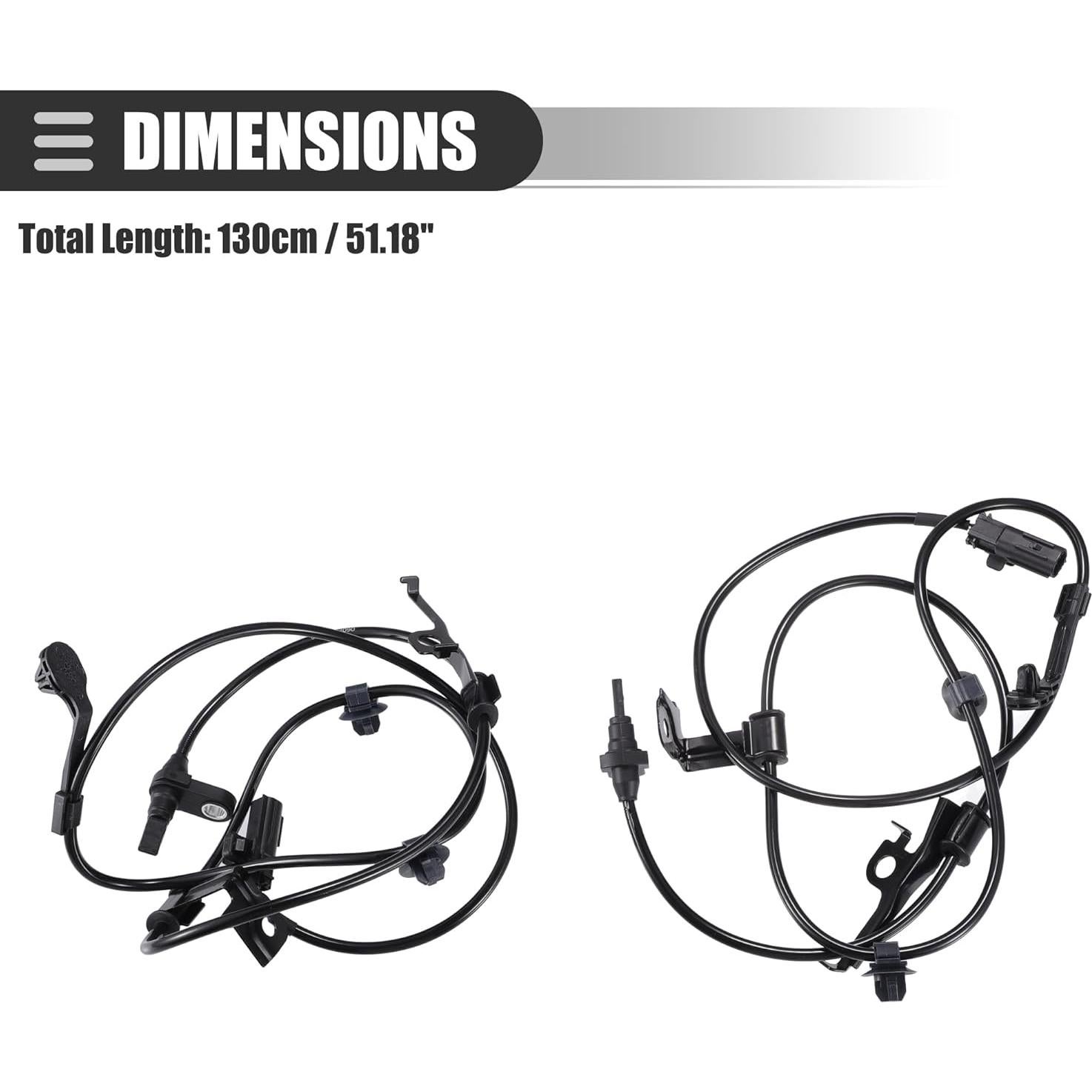 Sensor ABS Motoforti para Toyota Yaris 2011-2018 - 2 Piezas