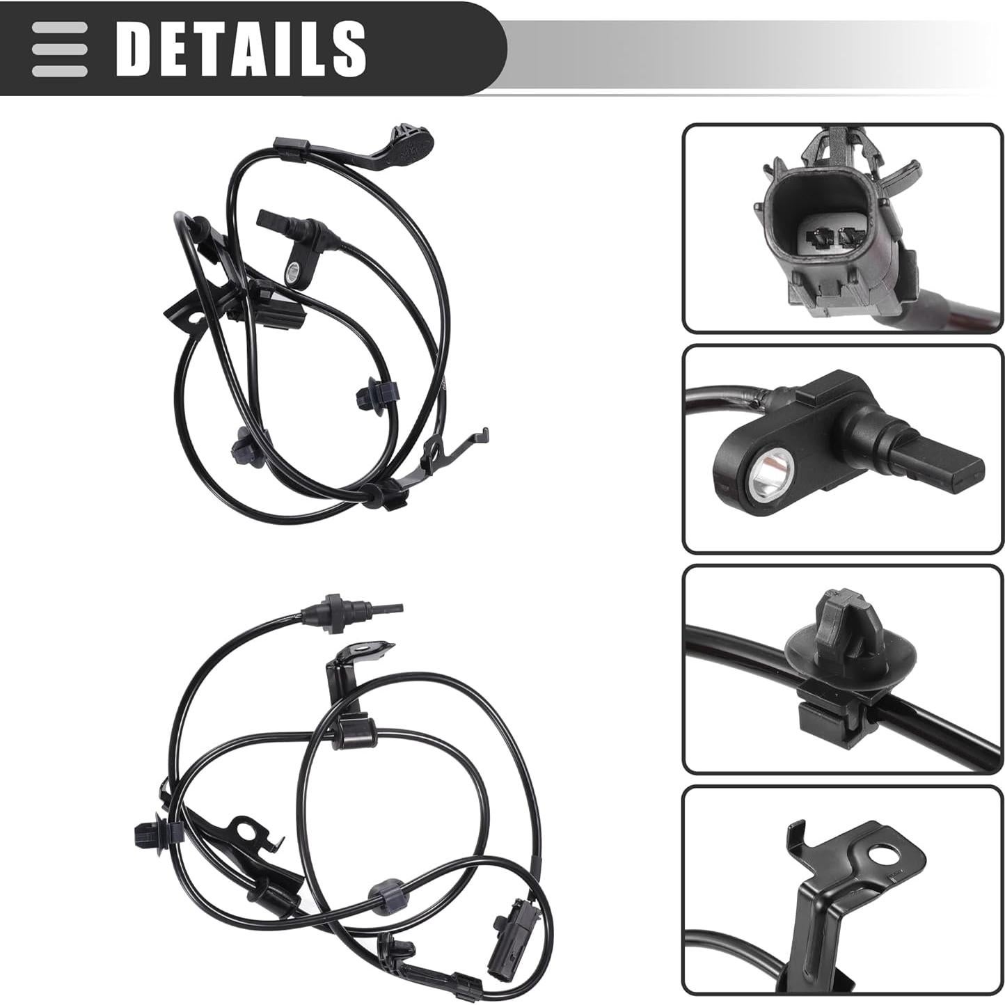 Sensor ABS Motoforti para Toyota Yaris 2011-2018 - 2 Piezas