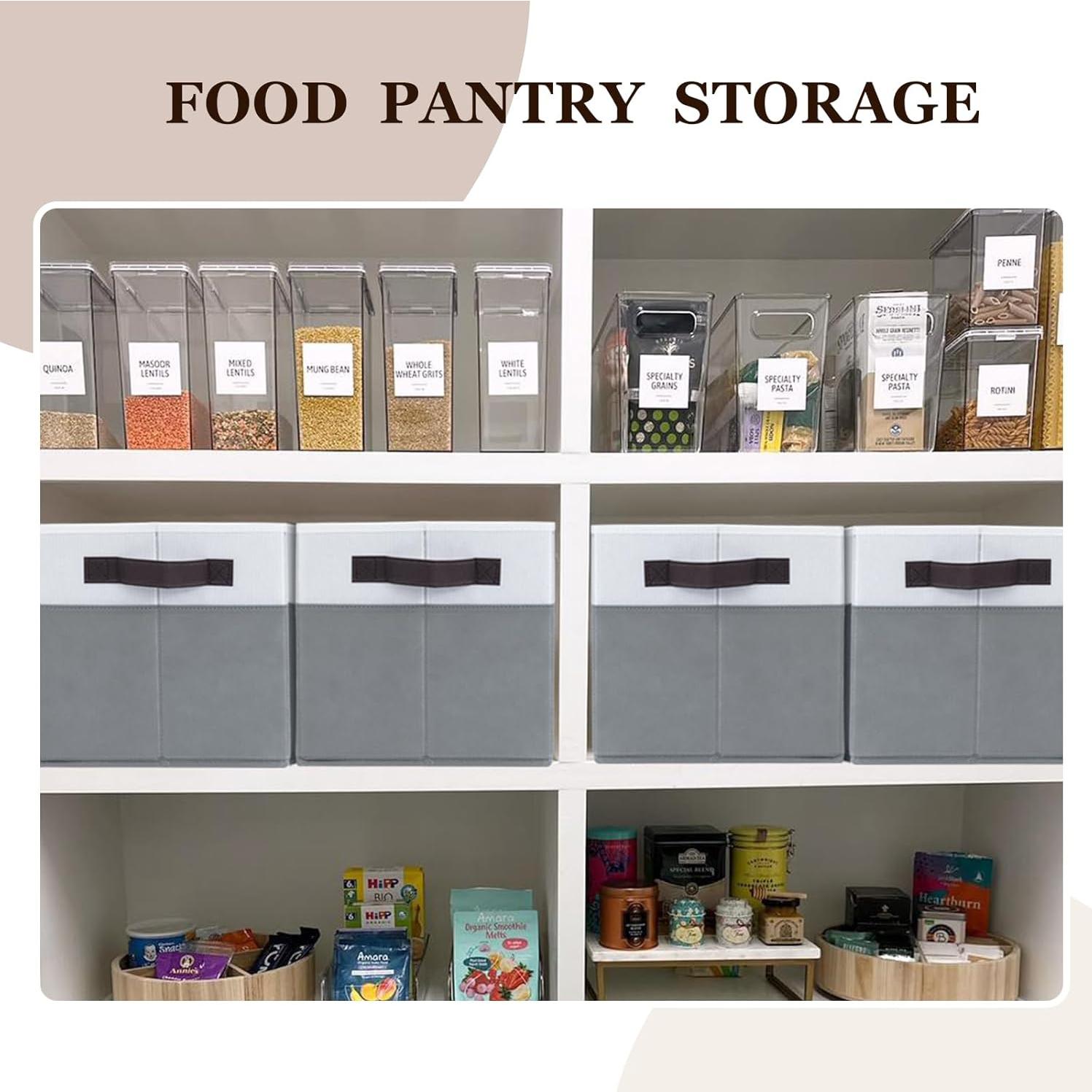 Cestas de Almacenamiento Grandes Criusia 12 Piezas 35.56x25.4cm