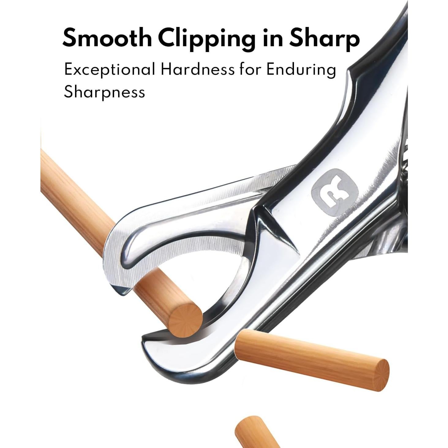 Cortauñas Profesionales HomeRunPet NC20 - Acero Inoxidable, Mango Ergonómico