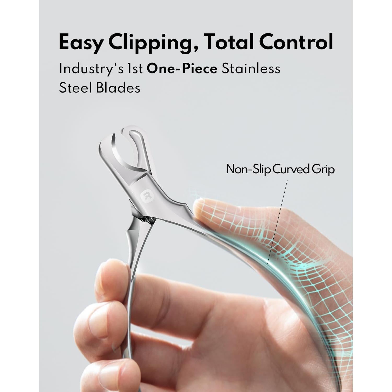 Cortauñas Profesionales HomeRunPet NC20 - Acero Inoxidable, Mango Ergonómico