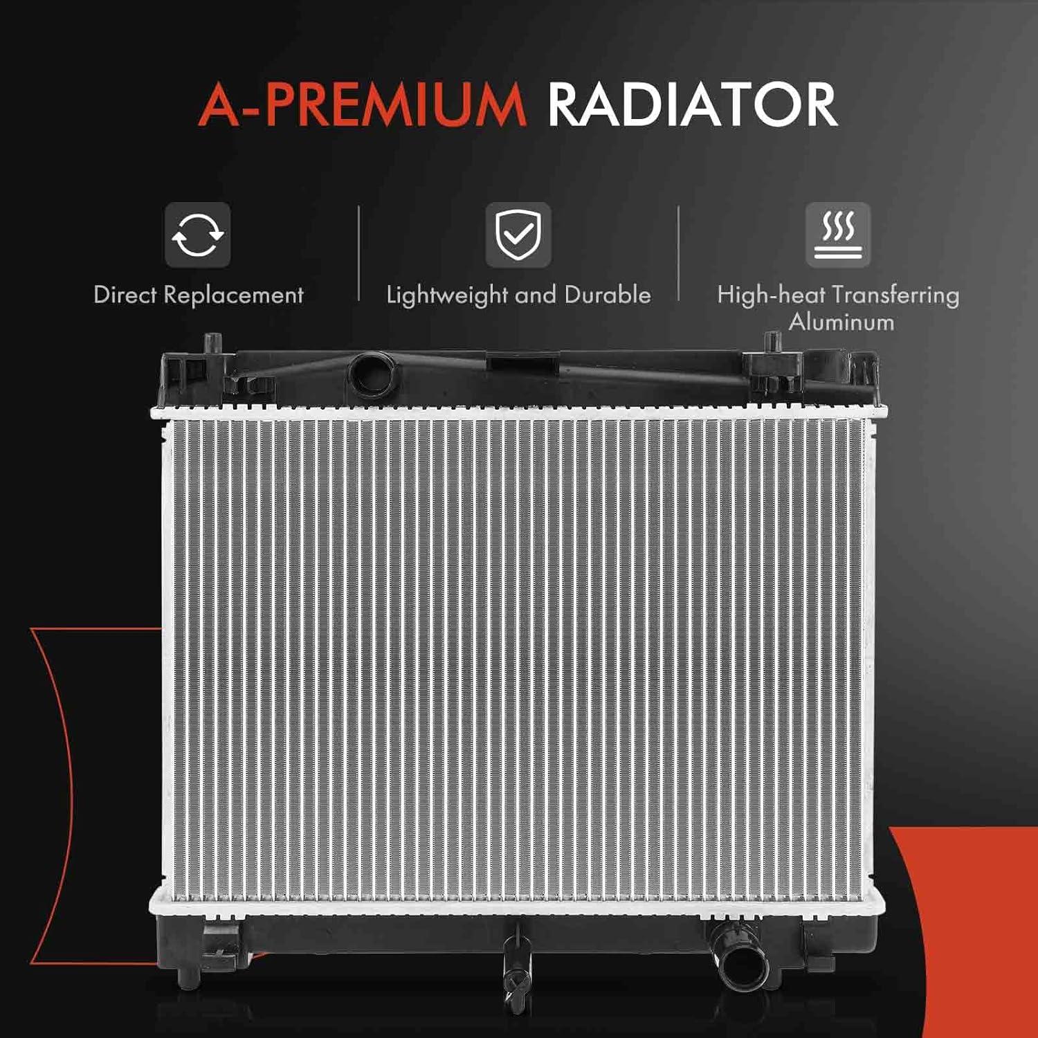 Radiador de Refrigerante A-Premium para Toyota Yaris 1.5L