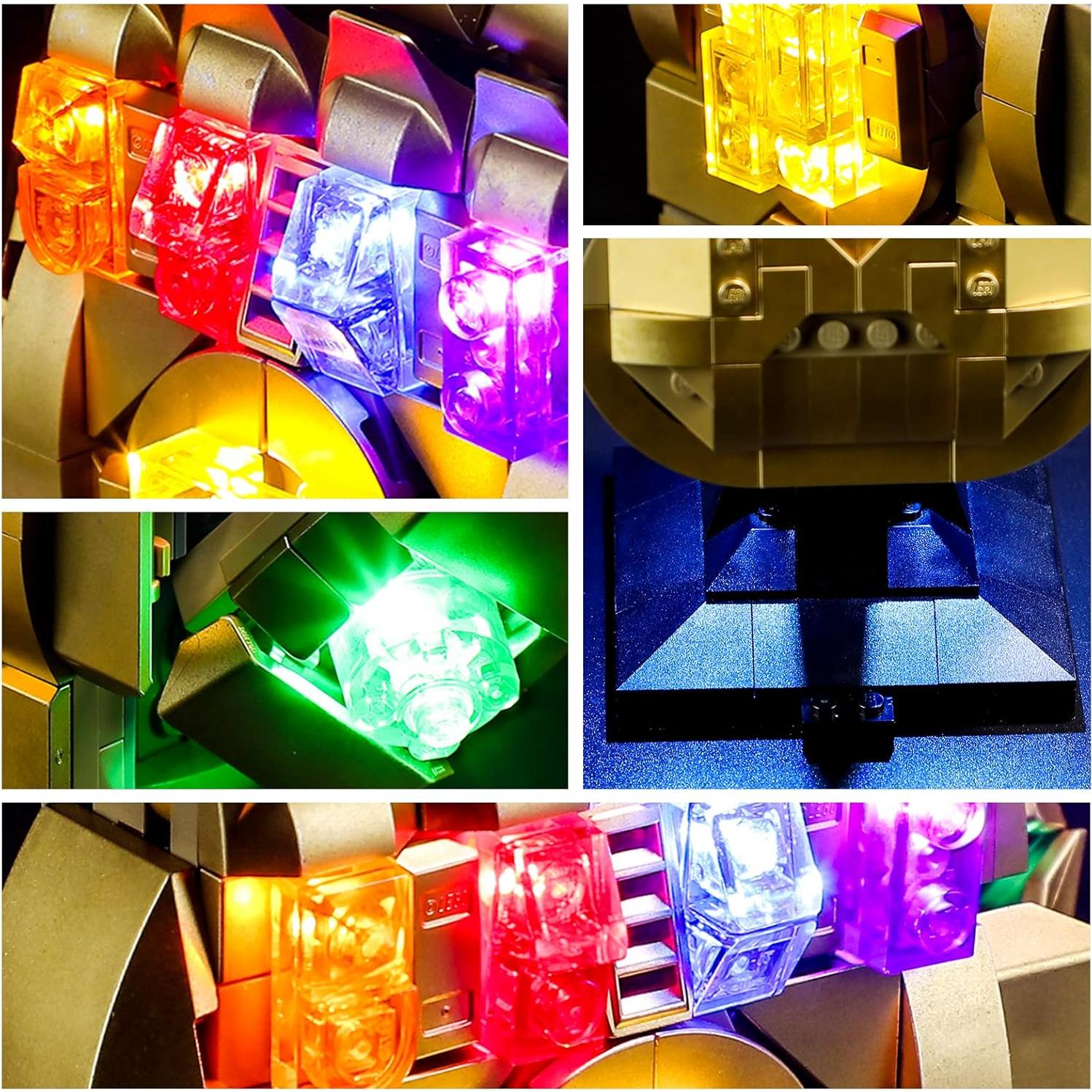 Kit de Luz LED YEABRICKS para Lego Guantelete Infinito