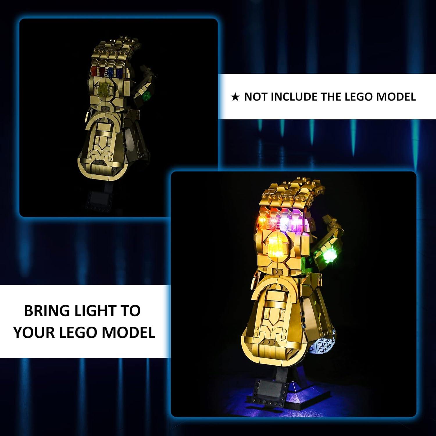 Kit de Luz LED YEABRICKS para Lego Guantelete Infinito