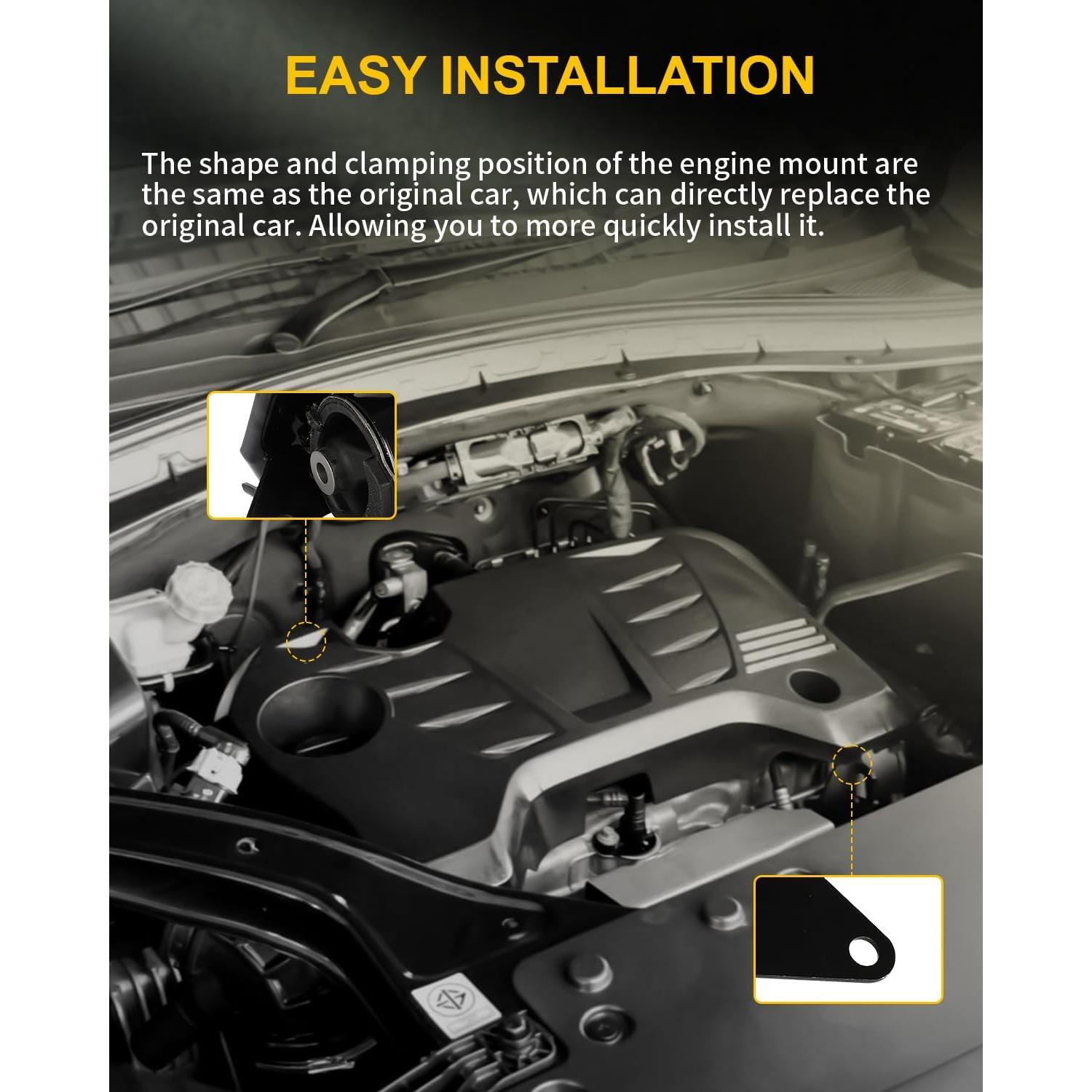 Soporte de Motor OCPTY para Toyota Yaris 2006-2011/2015-2017