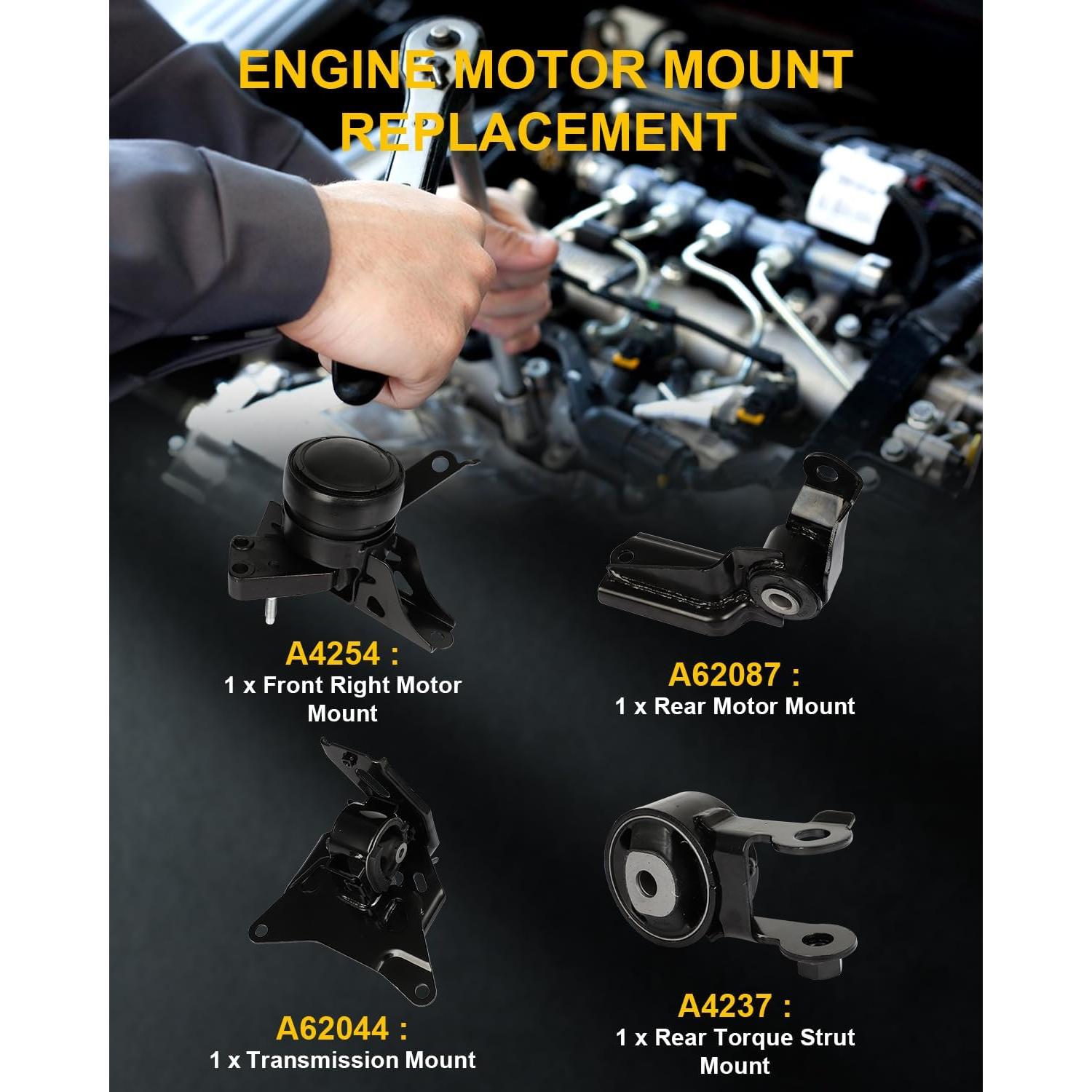Soporte de Motor OCPTY para Toyota Yaris 2006-2011/2015-2017