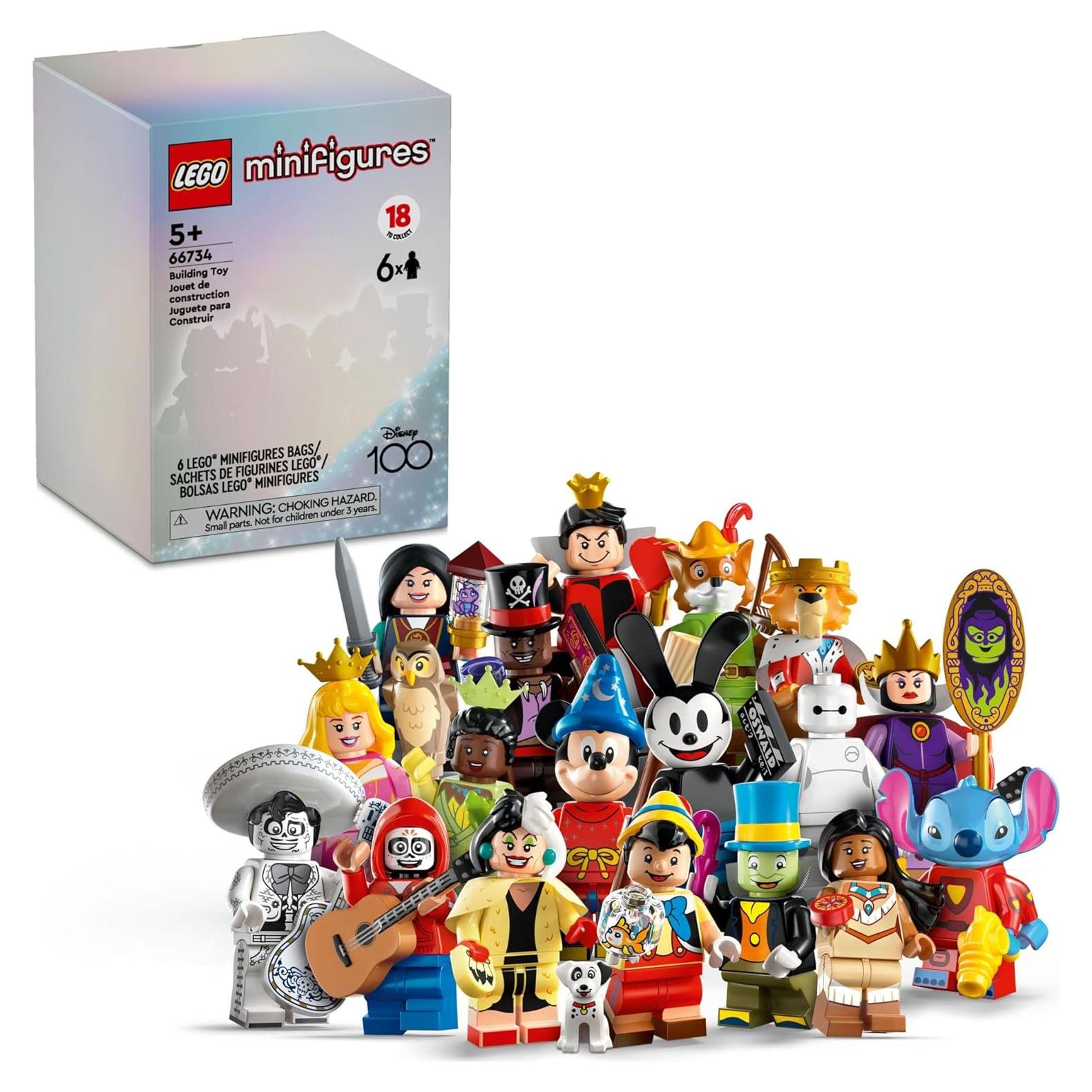 LEGO Minifiguras Disney 100 Paquete de 6 66734 Colección