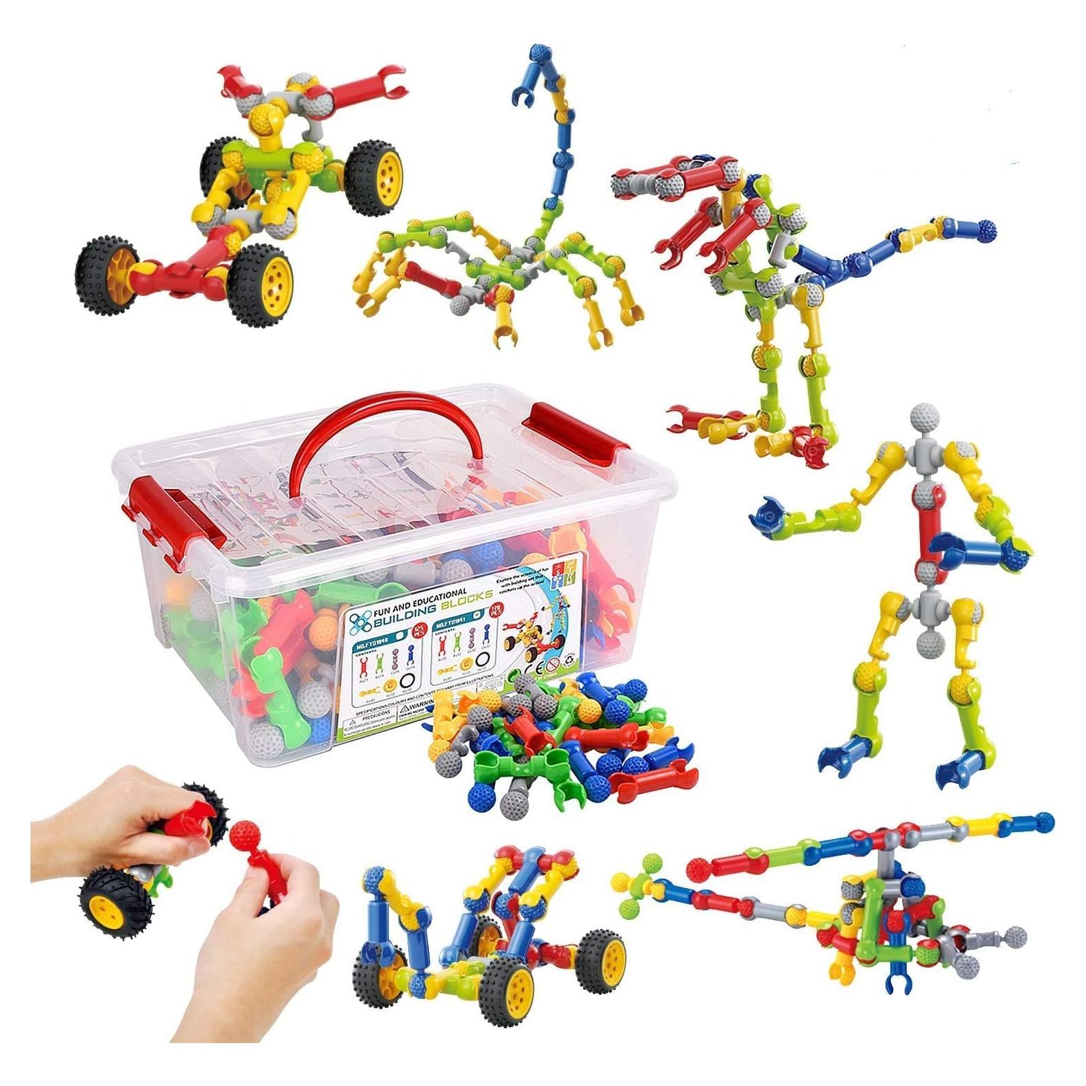 Juguetes de Construcción Huaker 125 Piezas Educativos