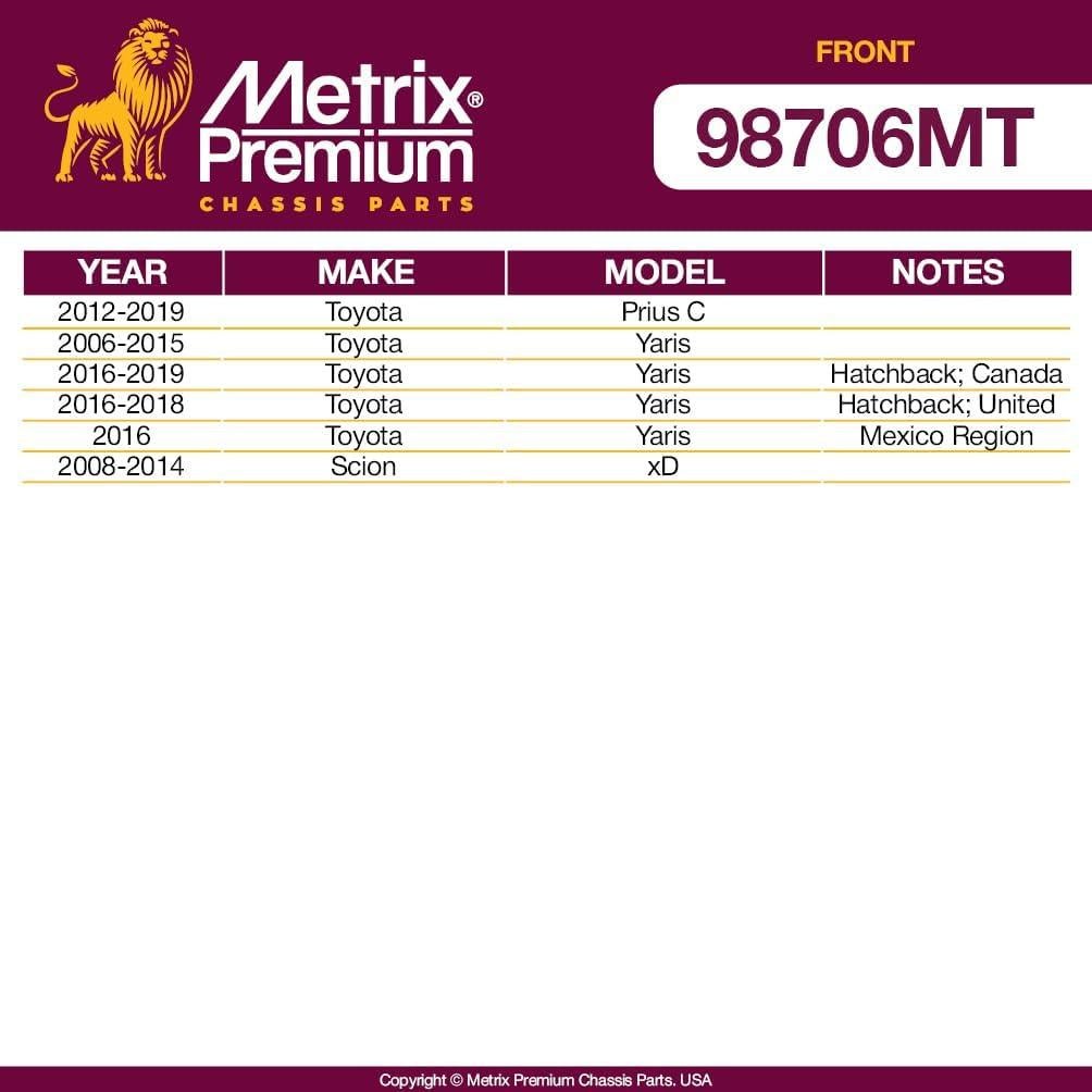 Kit de Enlace de Barra Estabilizadora Metrix para Toyota