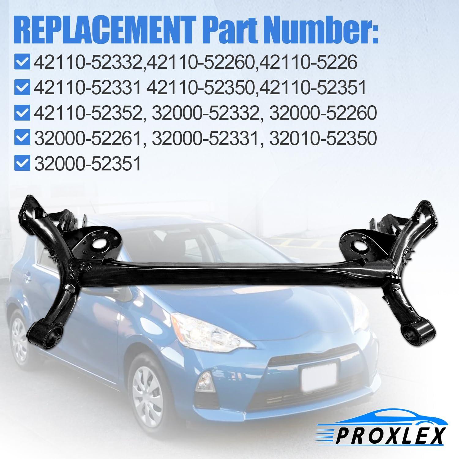 Miembro de Cruz del Subchasis Trasero ProXlex Toyota Prius C 12-17