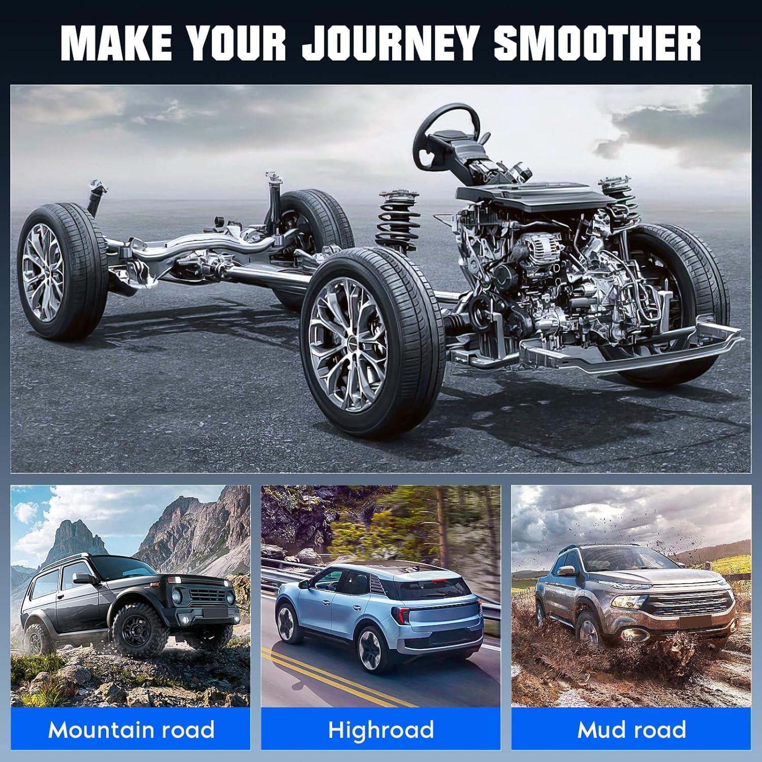 Amortiguadores de resorte de bobina SEHNSUCHT para Toyota Yaris 2006-2012