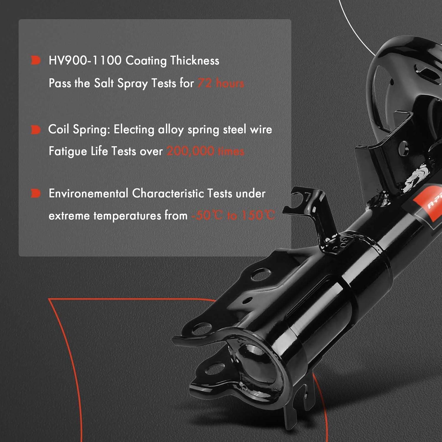 Amortiguador y Resorte Frontal A-Premium para Toyota Yaris 2019-2020