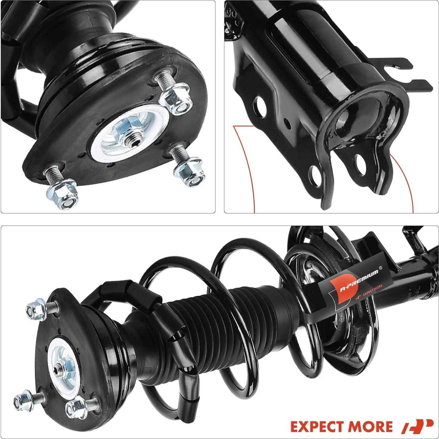 Amortiguador y Resorte Frontal A-Premium para Toyota Yaris 2019-2020