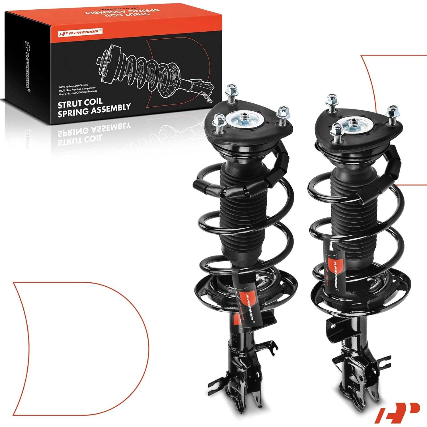 Amortiguador y Resorte Frontal A-Premium para Toyota Yaris 2019-2020