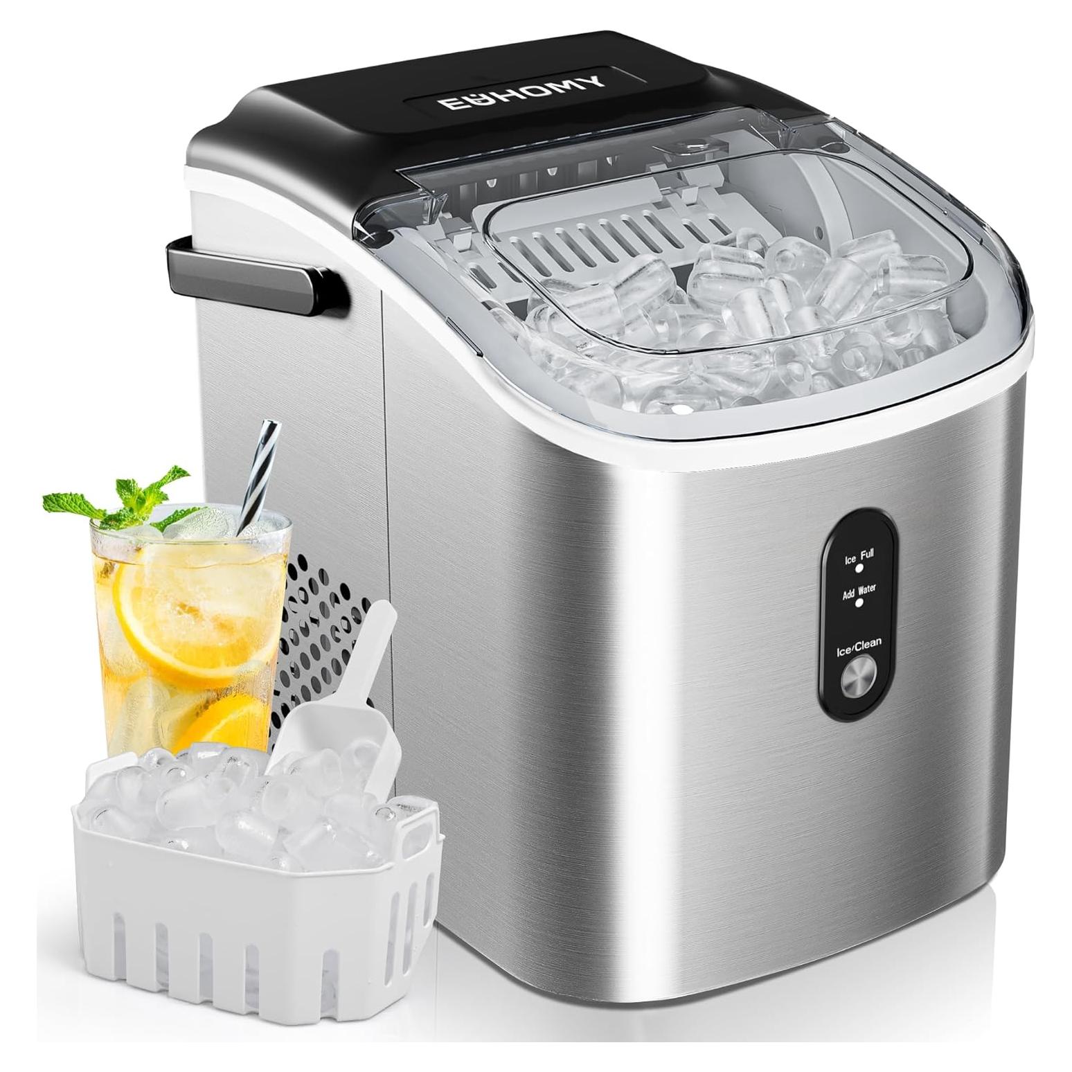 Máquina de Hielo EUHOMY IM-18SX 11.89 kg/día Portátil