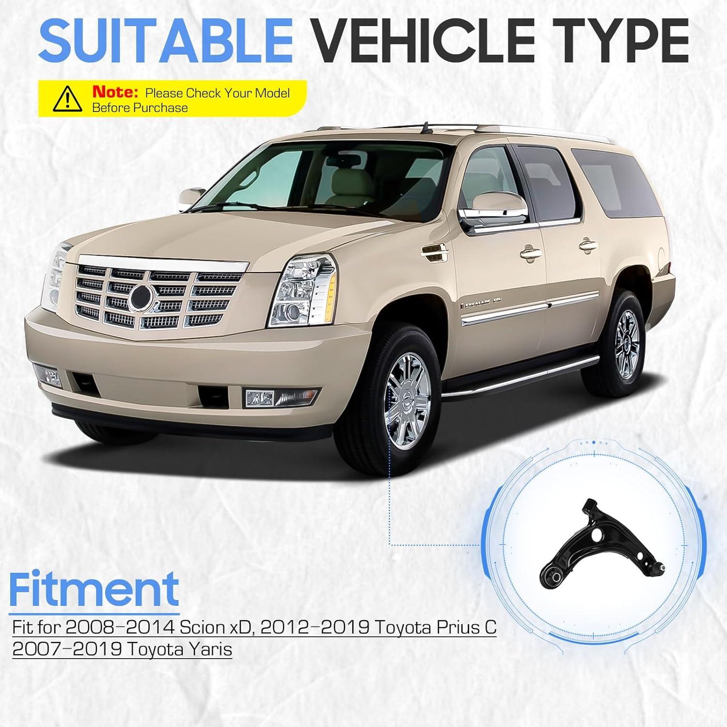 Brazos de Control Inferior Delantero ILONPA BUCT0145S para Toyota