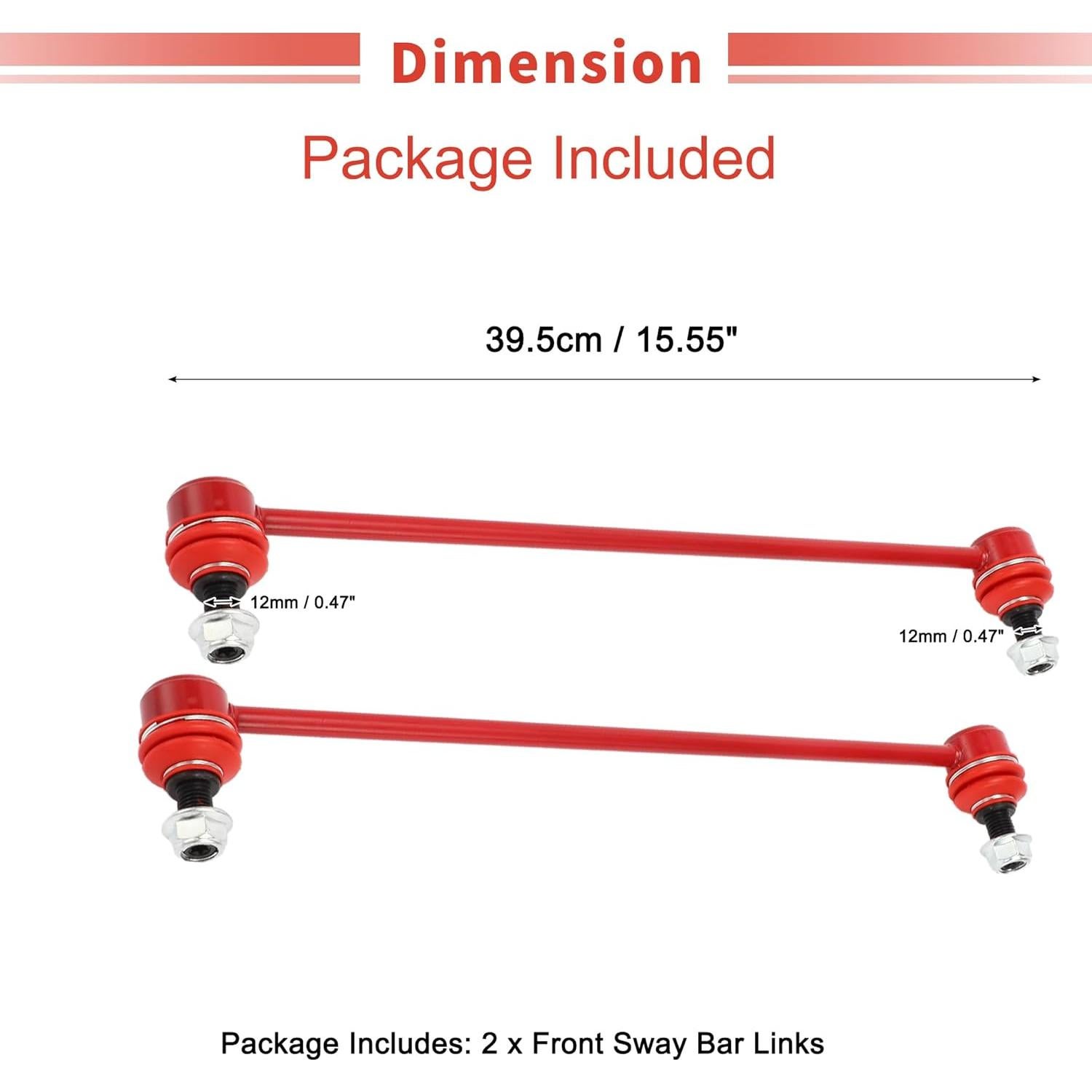 Enlaces de Barra Estabilizadora Delantera X AUTOHAUX para Scion y Toyota
