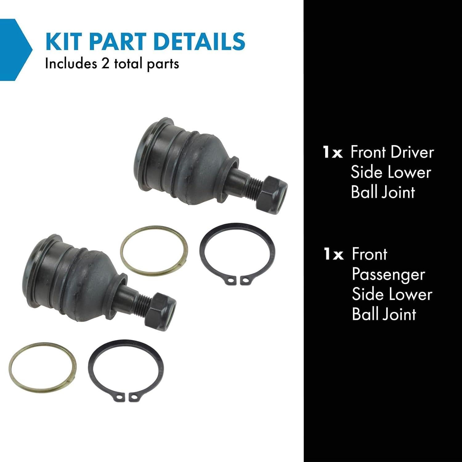 Conjunto de Articulación de Bola TRQ 2 Piezas para Toyota