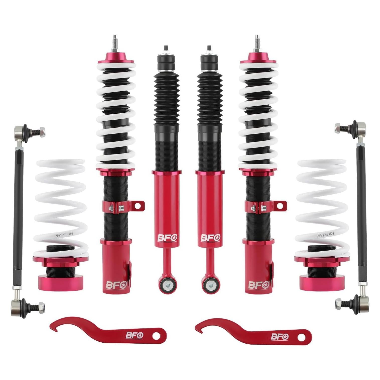 Coilovers BFO Ajustables para Toyota Yaris 2007-2010 y Scion XD 2008-2012