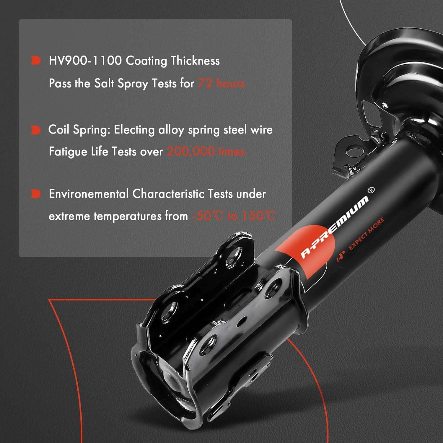 Amortiguadores Frontales A-Premium para Toyota Yaris 2016-2018