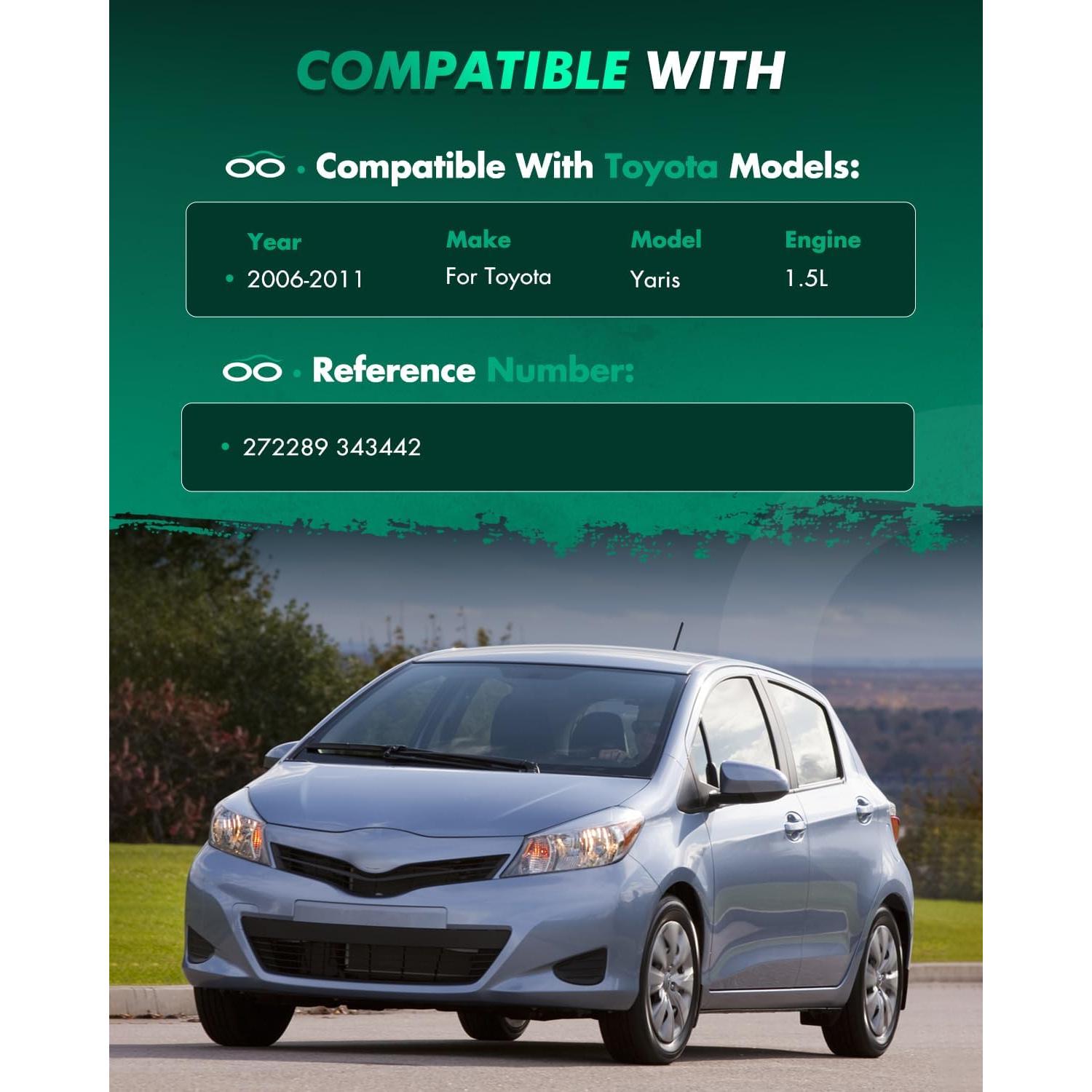 Amortiguadores Delanteros y Traseros SCITOO para Toyota Yaris 2006-2011