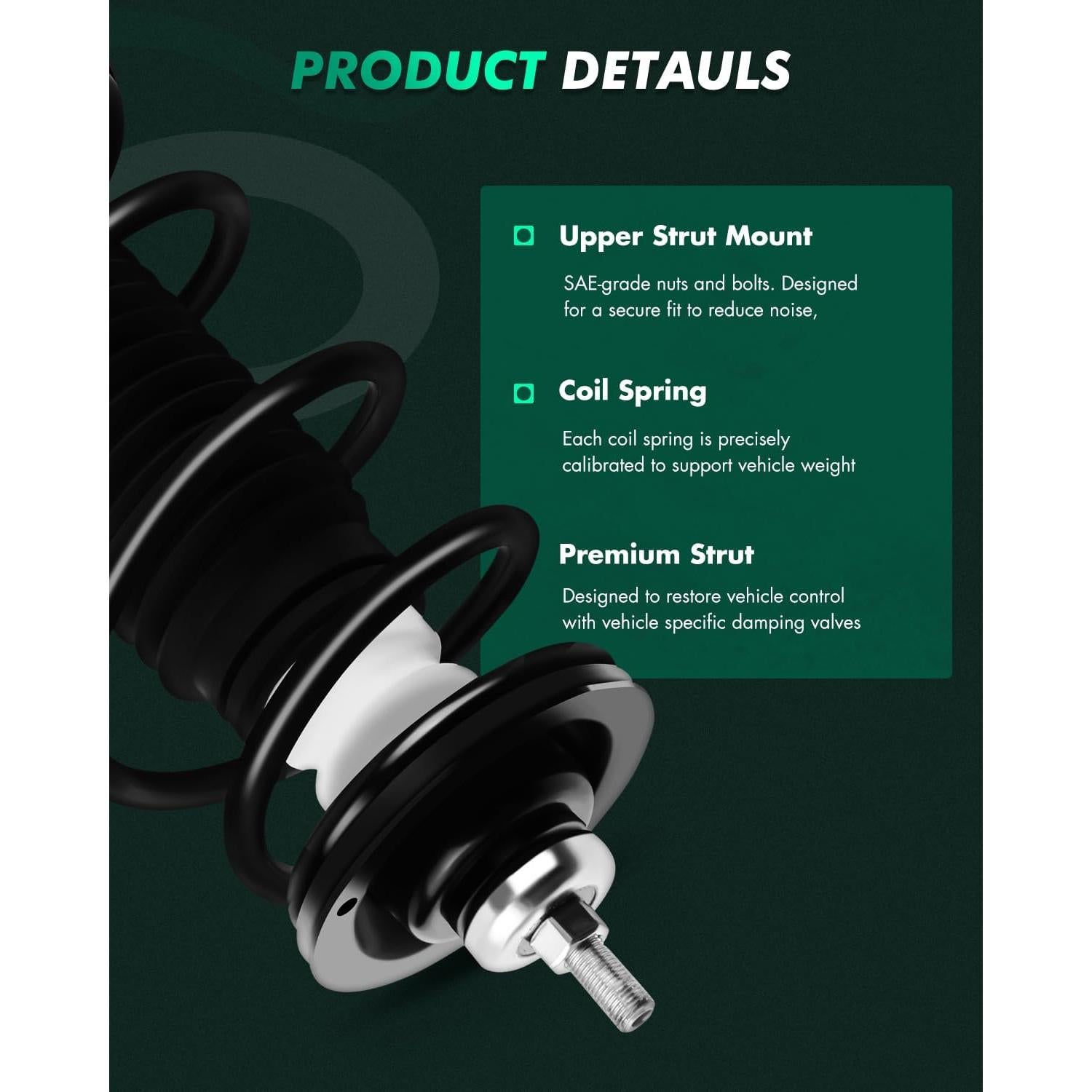 Amortiguadores SCITOO Ensamblaje Completo Toyota Yaris 2006-2012