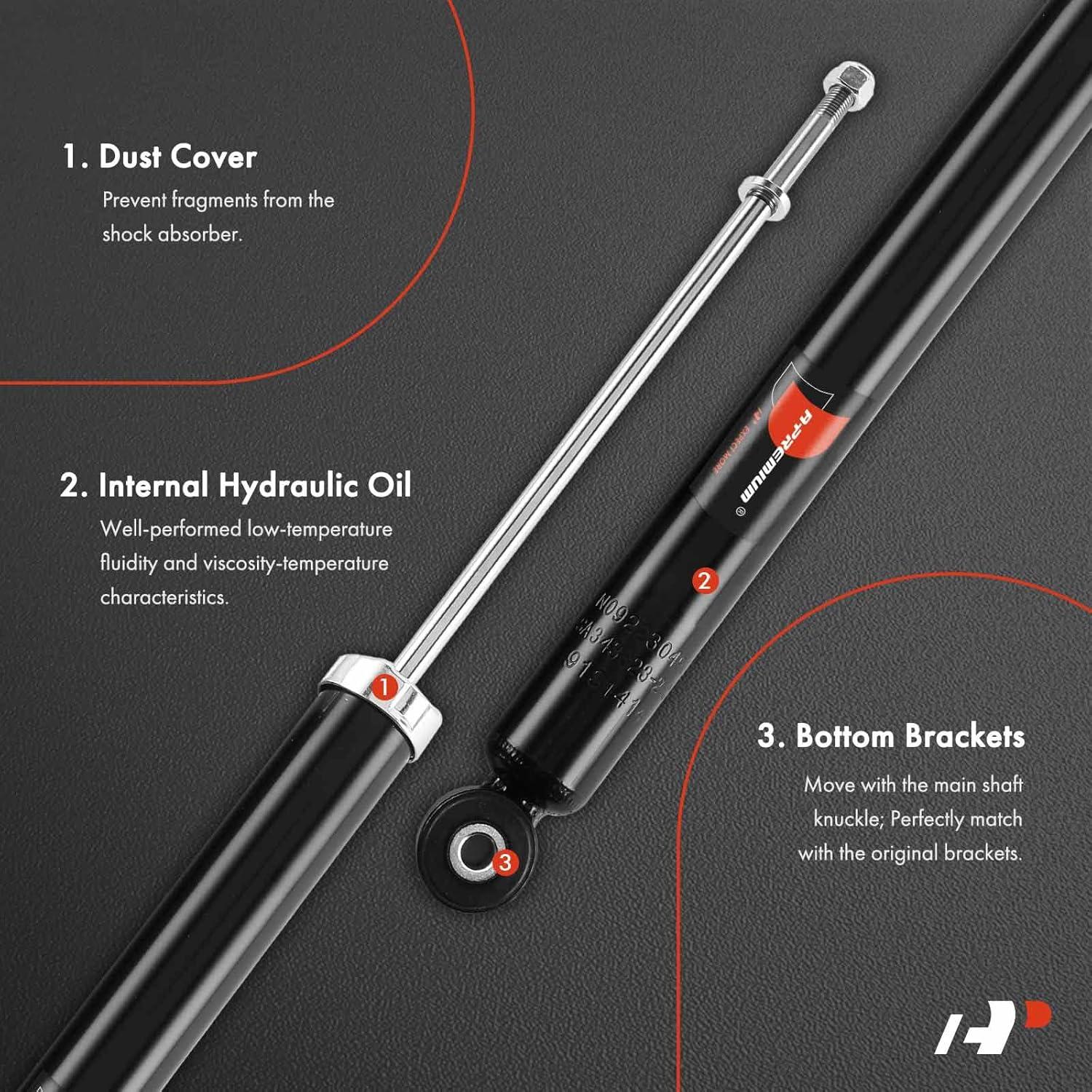 Amortiguador trasero A-Premium para Toyota Yaris 2014-2018