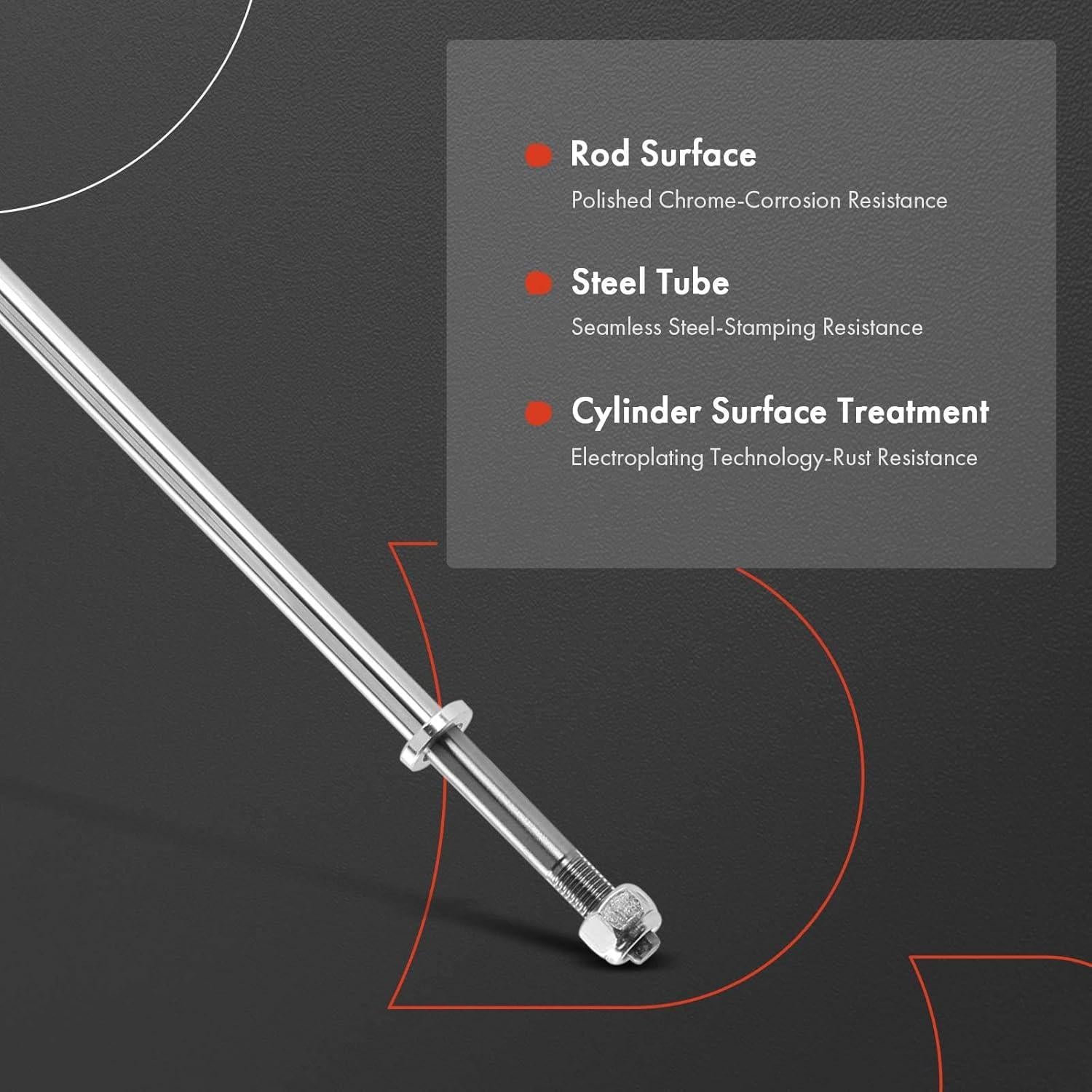 Amortiguador trasero A-Premium para Toyota Yaris 2014-2018