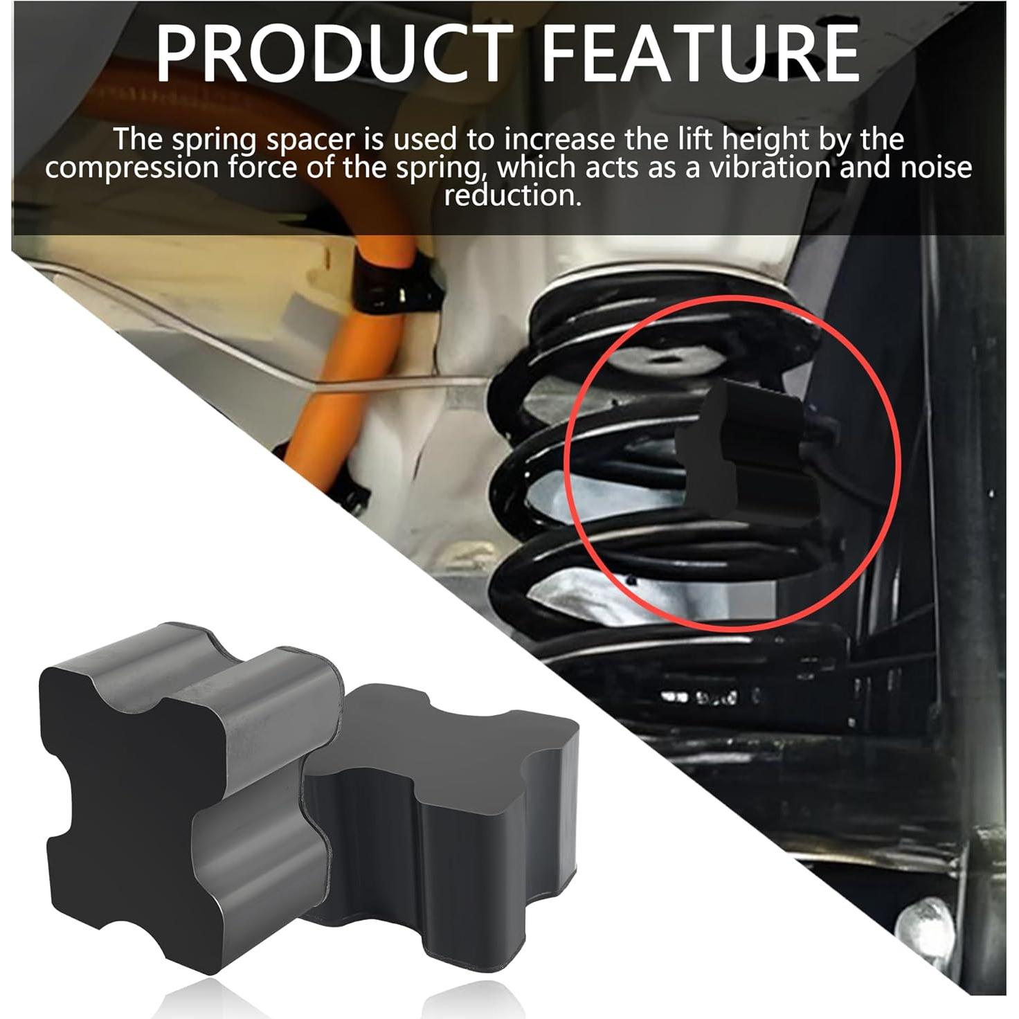 Kit de Refuerzo de Resortes de Bobina Stacool 4PCS Caucho